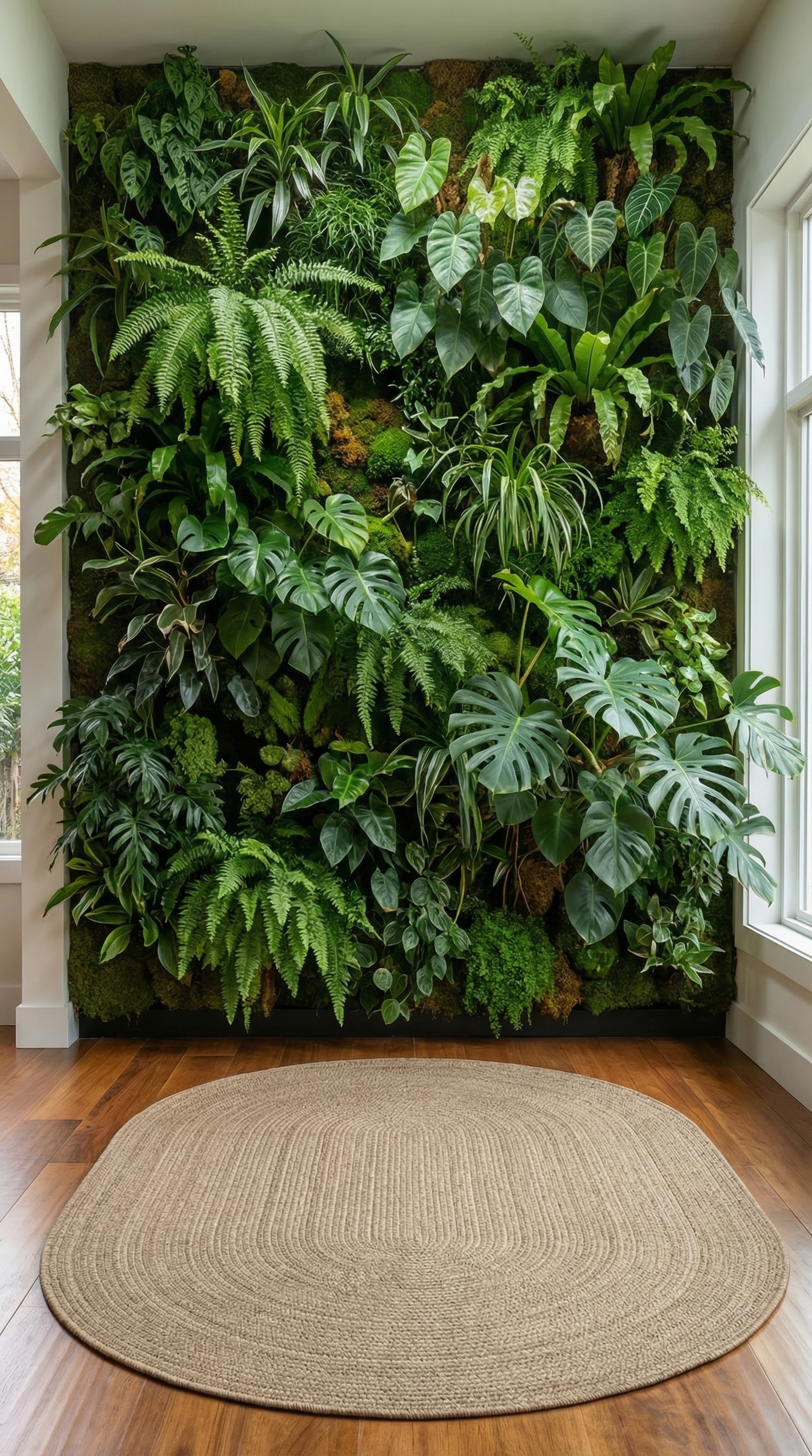 Zev Keten: Oval Kesim Jüt Görünümlü Halı - Mekanlara Akışkanlık Katın