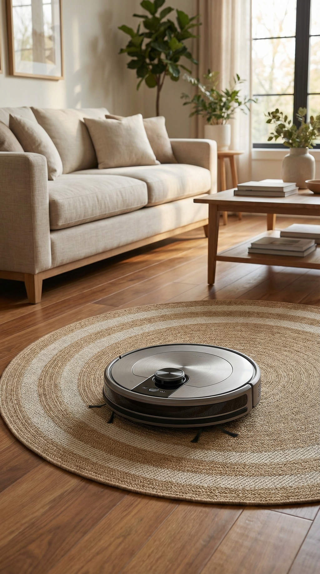 Zev Keten: Sanatsal Köşeler İçin İdeal Yuvarlak Dekoratif Halı