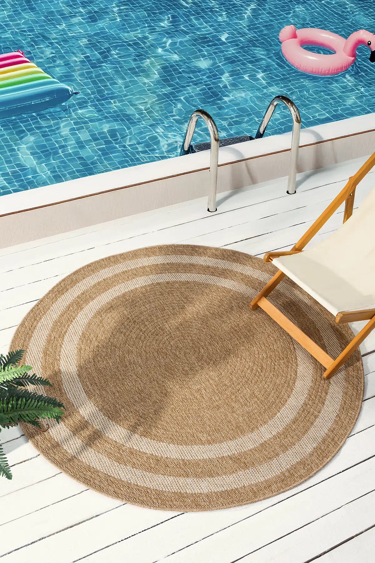 Zev Keten: Sanatsal Köşeler İçin İdeal Yuvarlak Dekoratif Halı