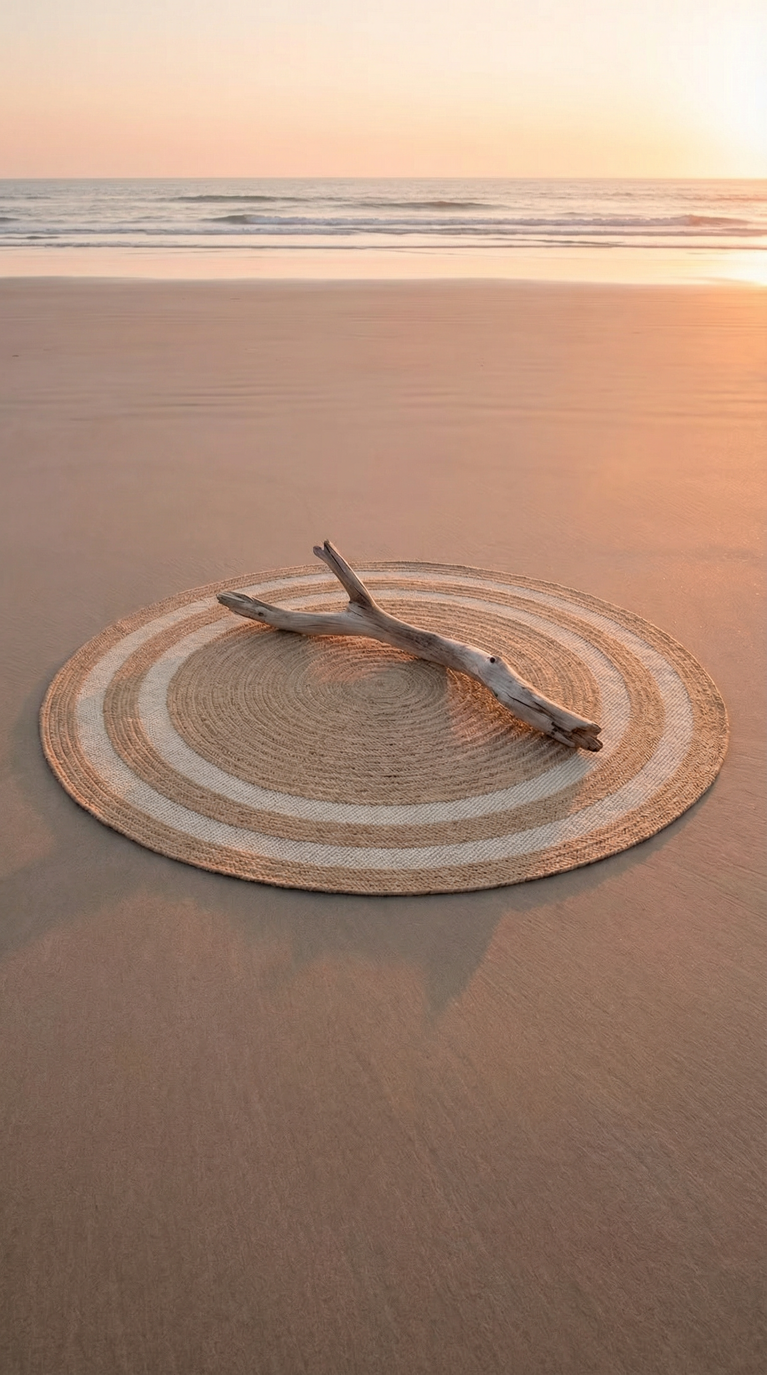 Zev Keten: Sanatsal Köşeler İçin İdeal Yuvarlak Dekoratif Halı