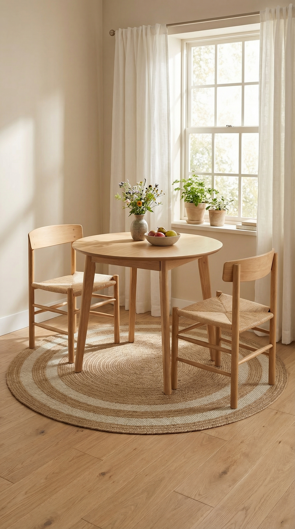 Zev Keten: Sanatsal Köşeler İçin İdeal Yuvarlak Dekoratif Halı