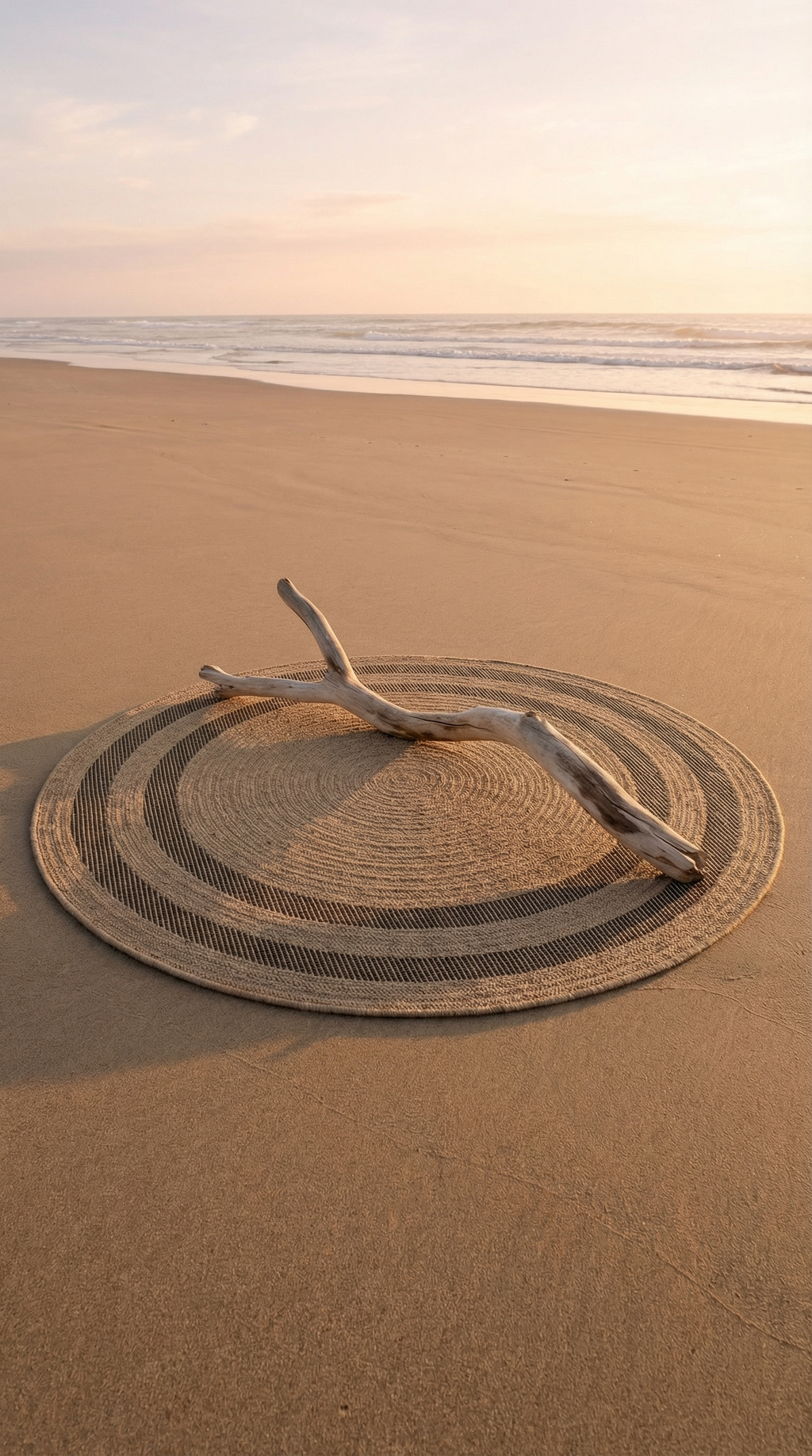 Zev Keten: Yuvarlak Yemek Masası Altına Kusursuz Uyum Sağlayan Halı