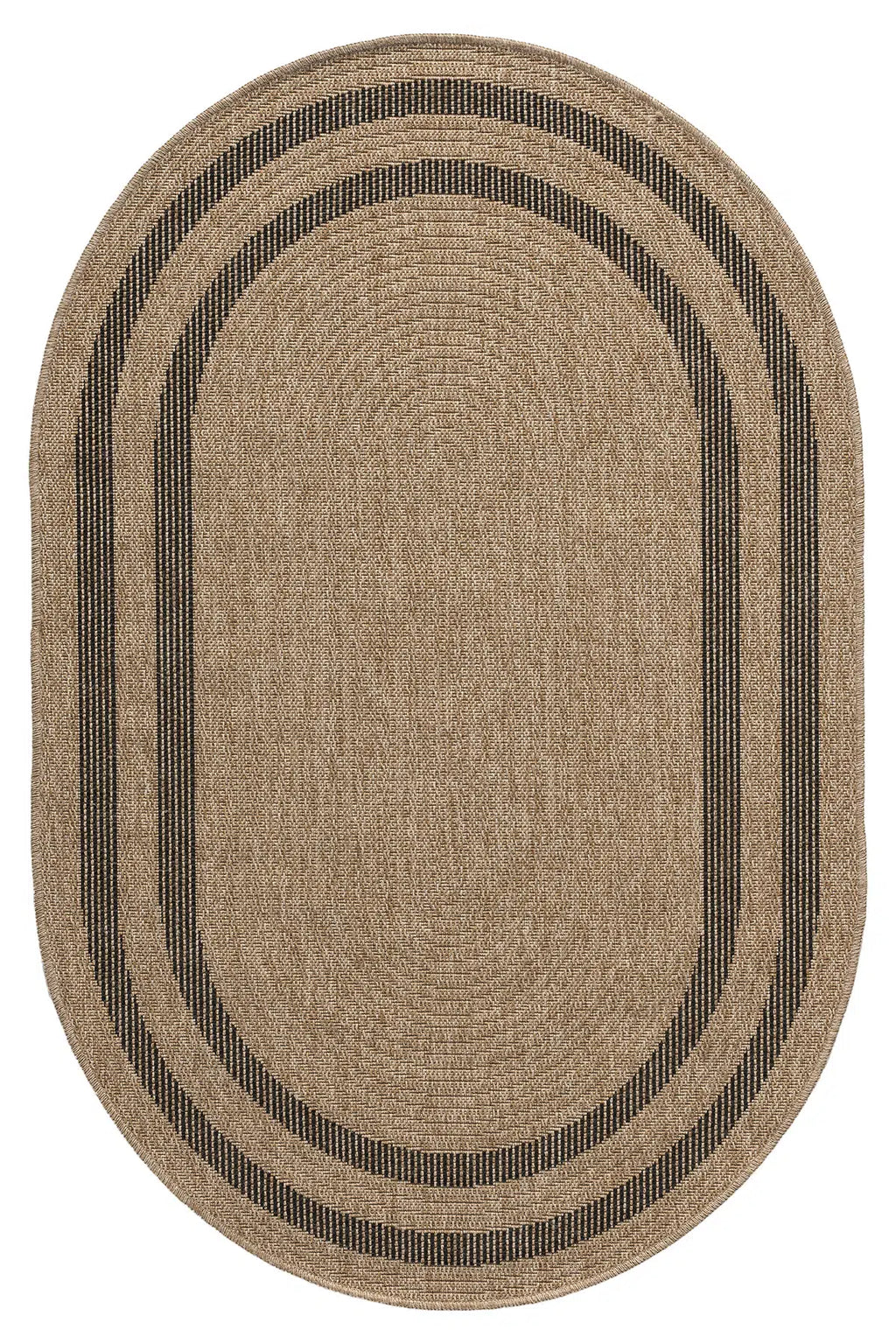 Zev Keten: Dökülme Yapmayan Oval Kesim Hasır Tarzı Salon Halısı