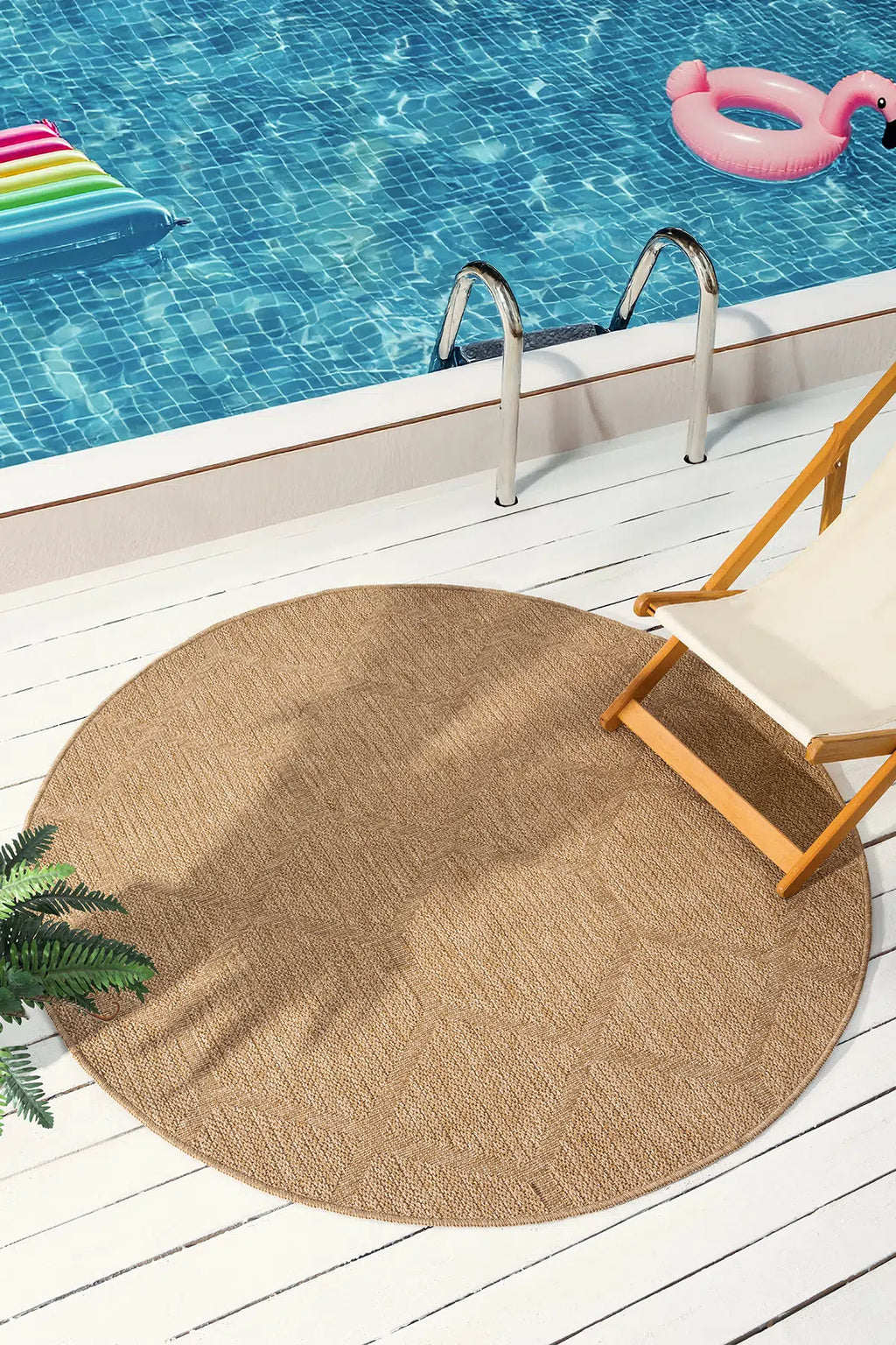 Zev Keten: Mekanın Merkezini Belirleyen Yuvarlak Özel Kesim Halı Özel Ölçü ✂