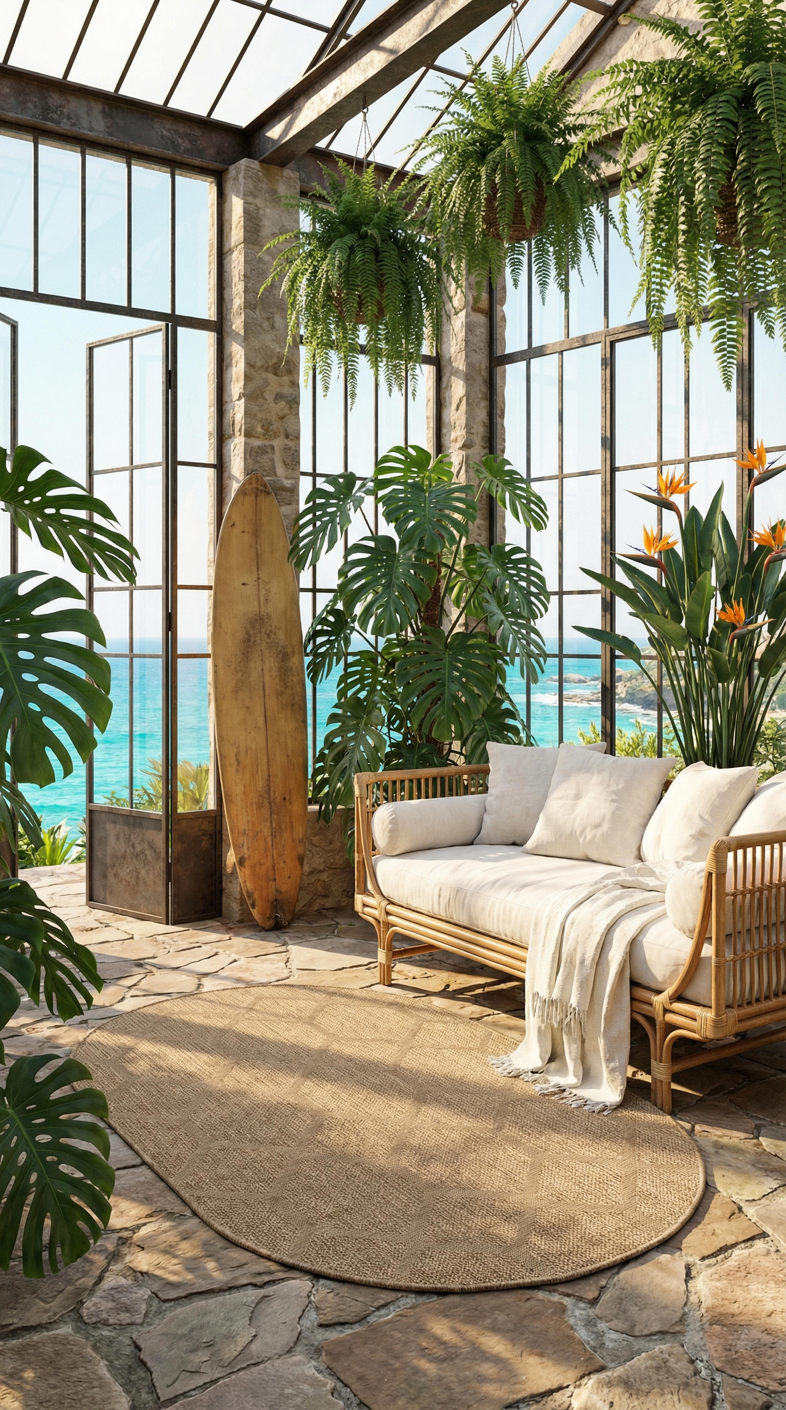 Zev Keten Oval: Köşesiz Zarafet Sunan Özel Kesim Jüt Görünümlü Halı Özel Ölçü ✂