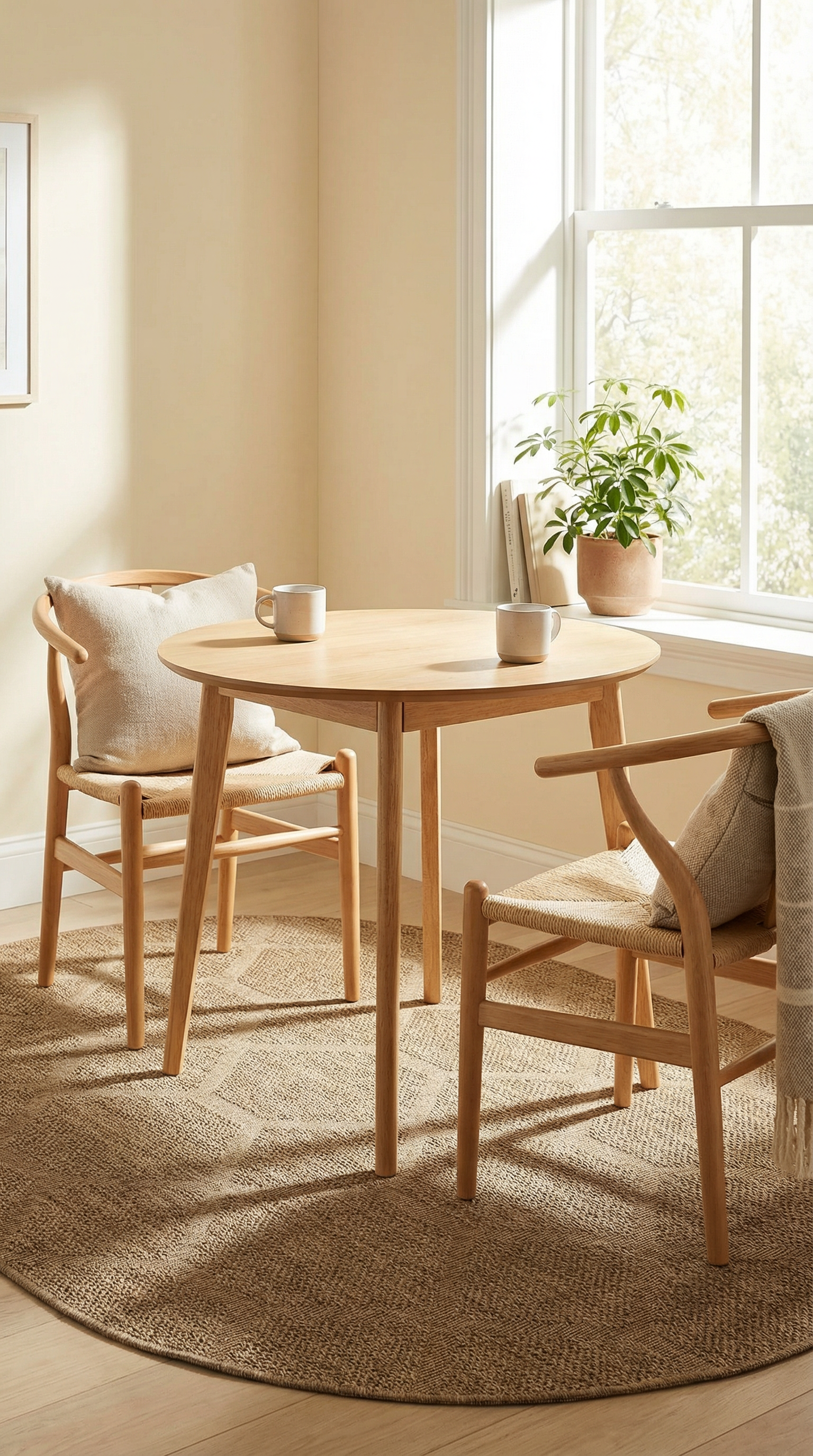 Zev Keten Oval: Köşesiz Zarafet Sunan Özel Kesim Jüt Görünümlü Halı Özel Ölçü ✂