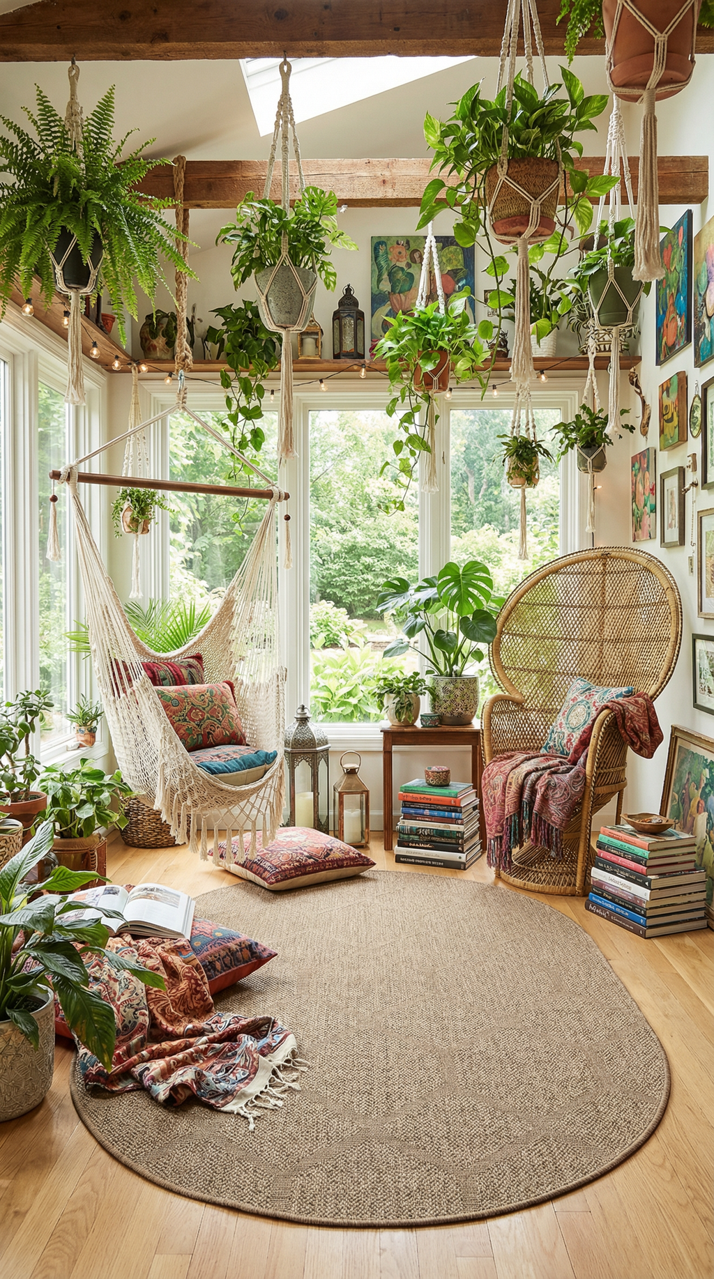 Zev Keten Oval: Köşesiz Zarafet Sunan Özel Kesim Jüt Görünümlü Halı Özel Ölçü ✂