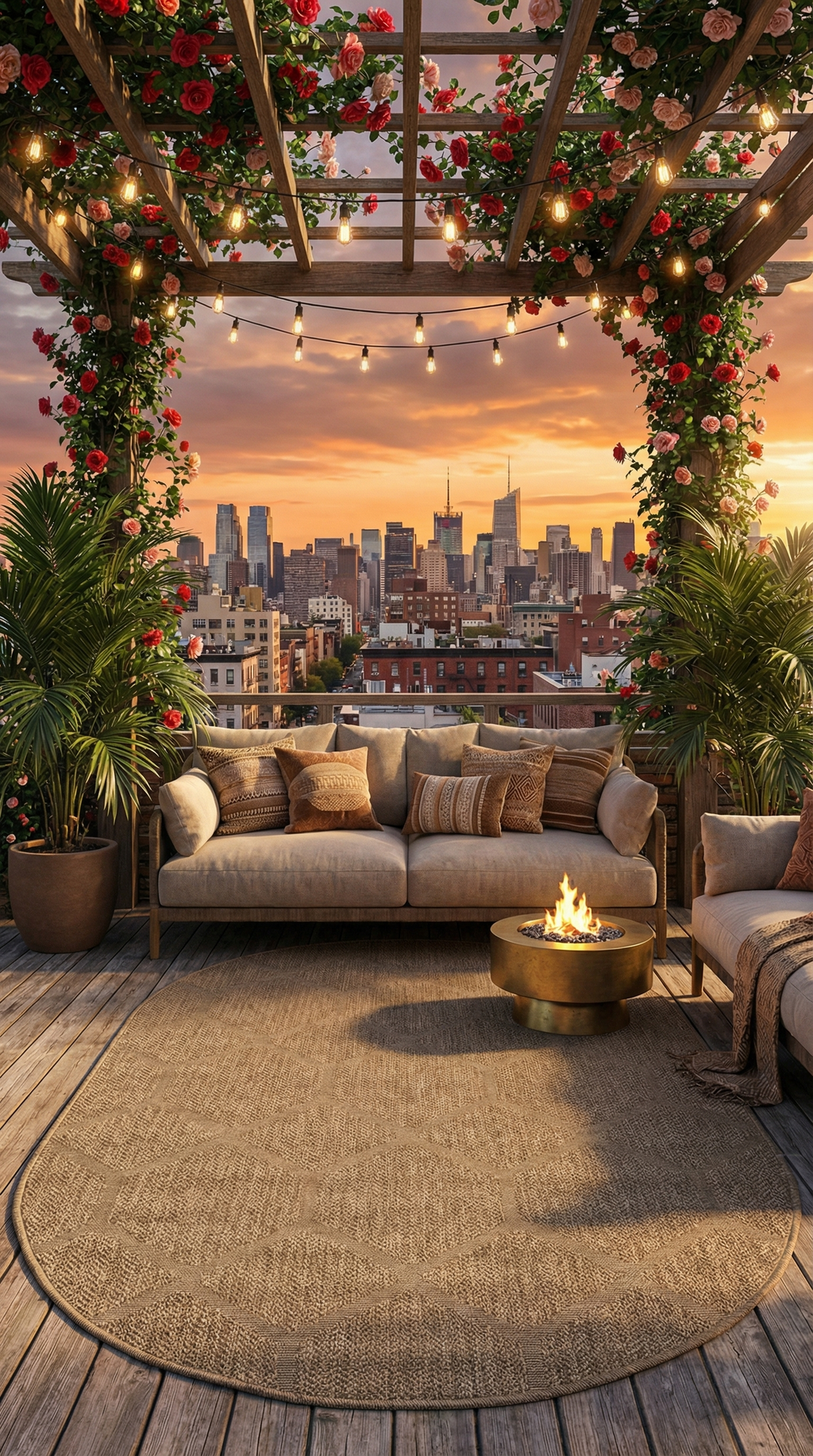 Zev Keten Oval: Köşesiz Zarafet Sunan Özel Kesim Jüt Görünümlü Halı Özel Ölçü ✂