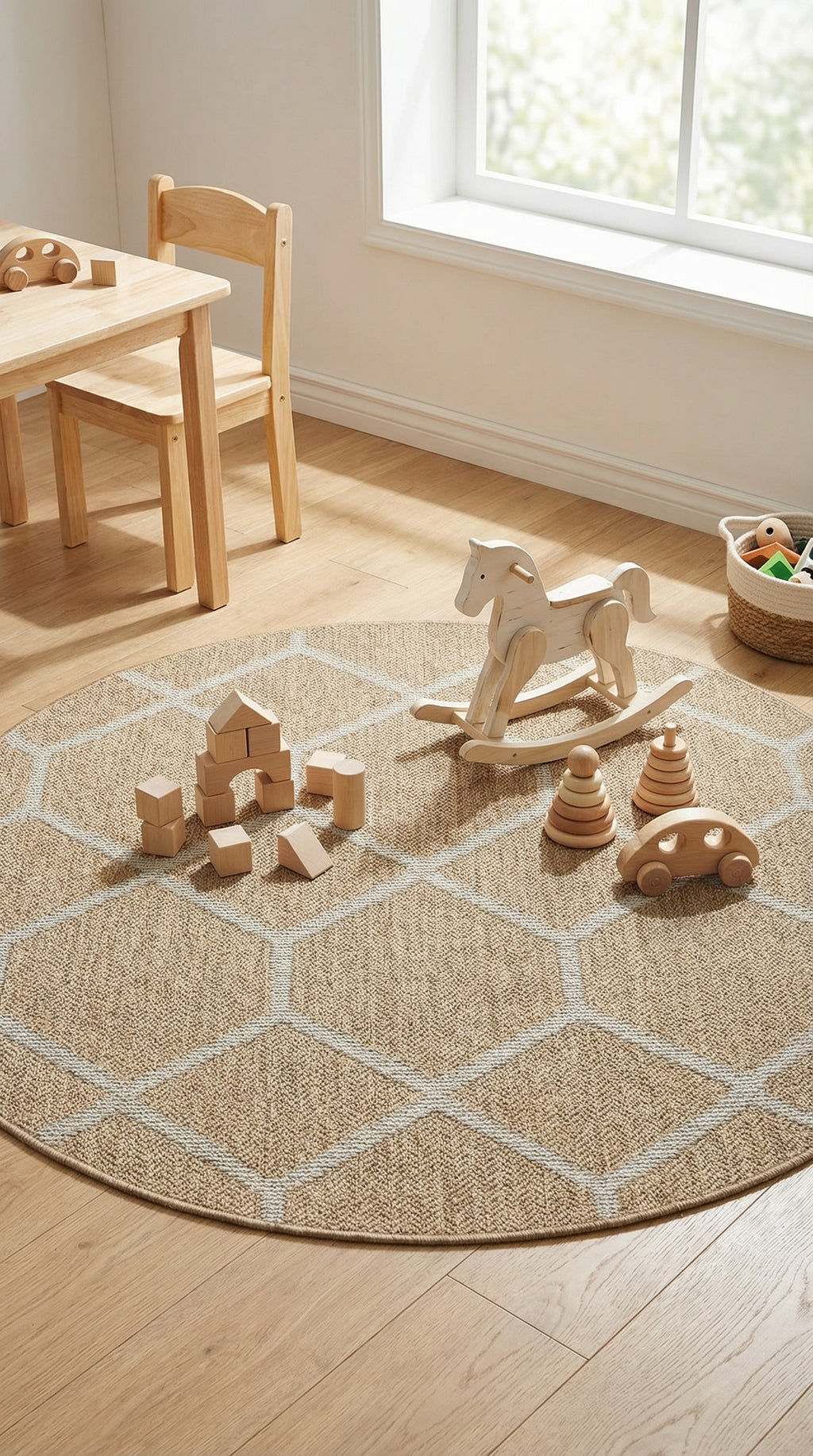 Zev Keten Daire: Köşesiz Şıklık Sunan Kolay Temizlenir Özel Kesim Halı Özel Ölçü ✂