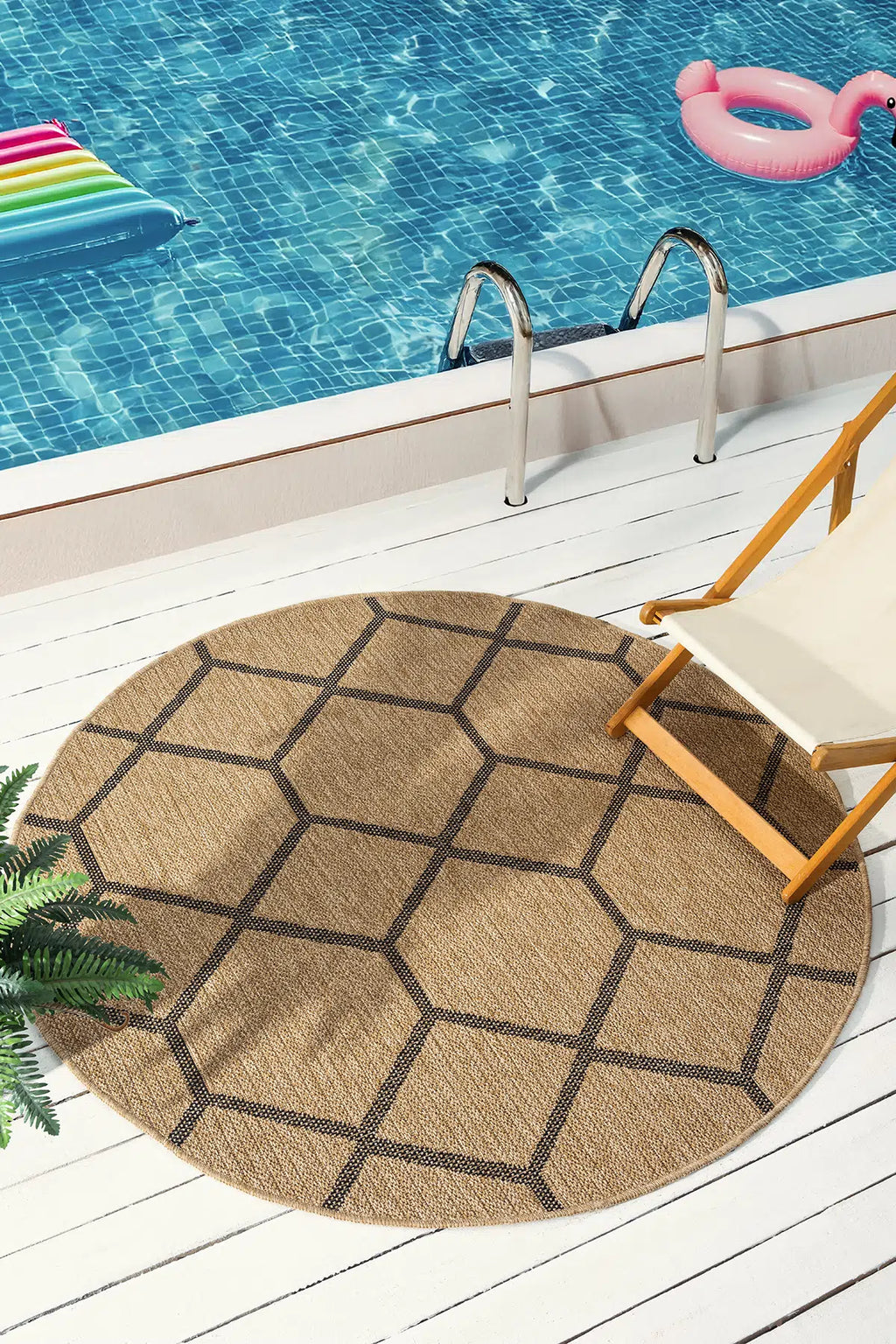 Zev Keten: Çocuk Odası ve Mutfaklar İçin İdeal Yuvarlak Hasır Halı Özel Ölçü ✂