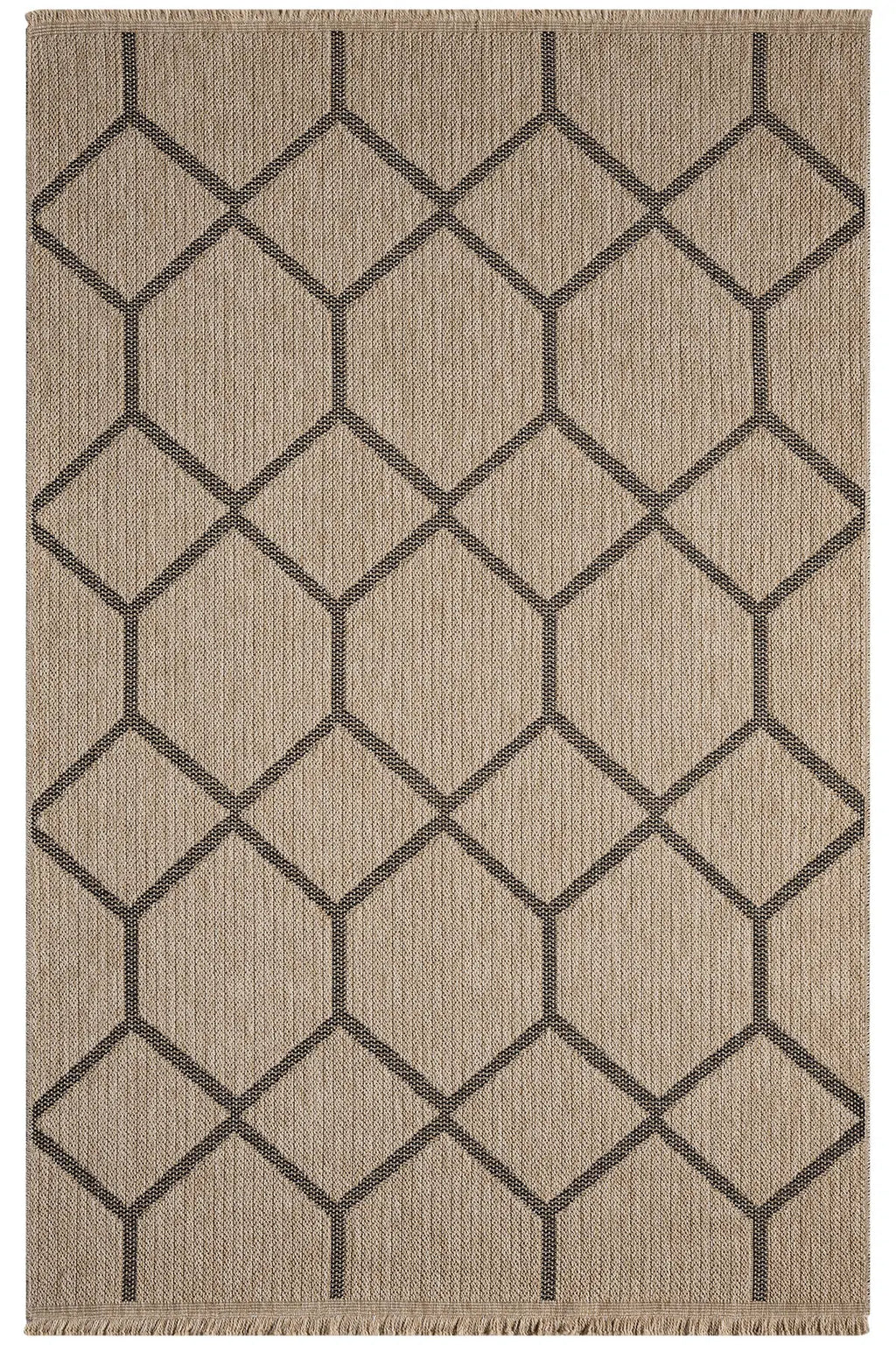 Zev Keten: Nötr Tonlarıyla İskandinav ve Minimalist Dekorasyon Halısı Özel Ölçü ✂