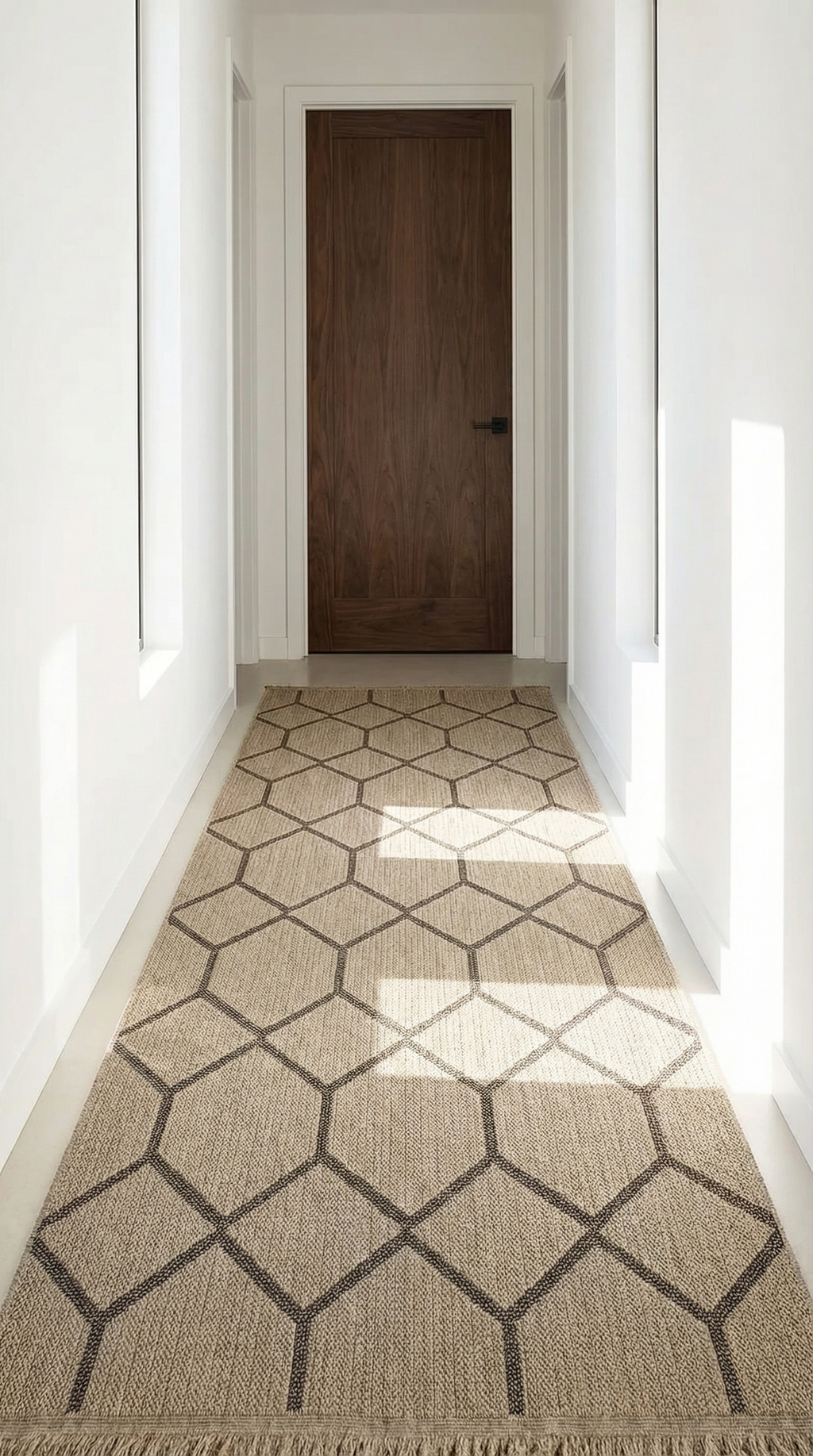 Zev Keten: Nötr Tonlarıyla İskandinav ve Minimalist Dekorasyon Halısı Özel Ölçü ✂