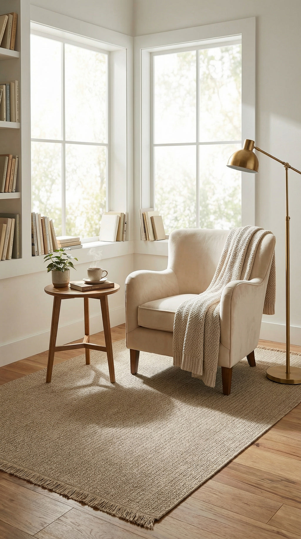 Zev Keten: 400 cm Genişliğe Kadar Özel Kesim Jüt Görünümlü Halı Özel Ölçü ✂