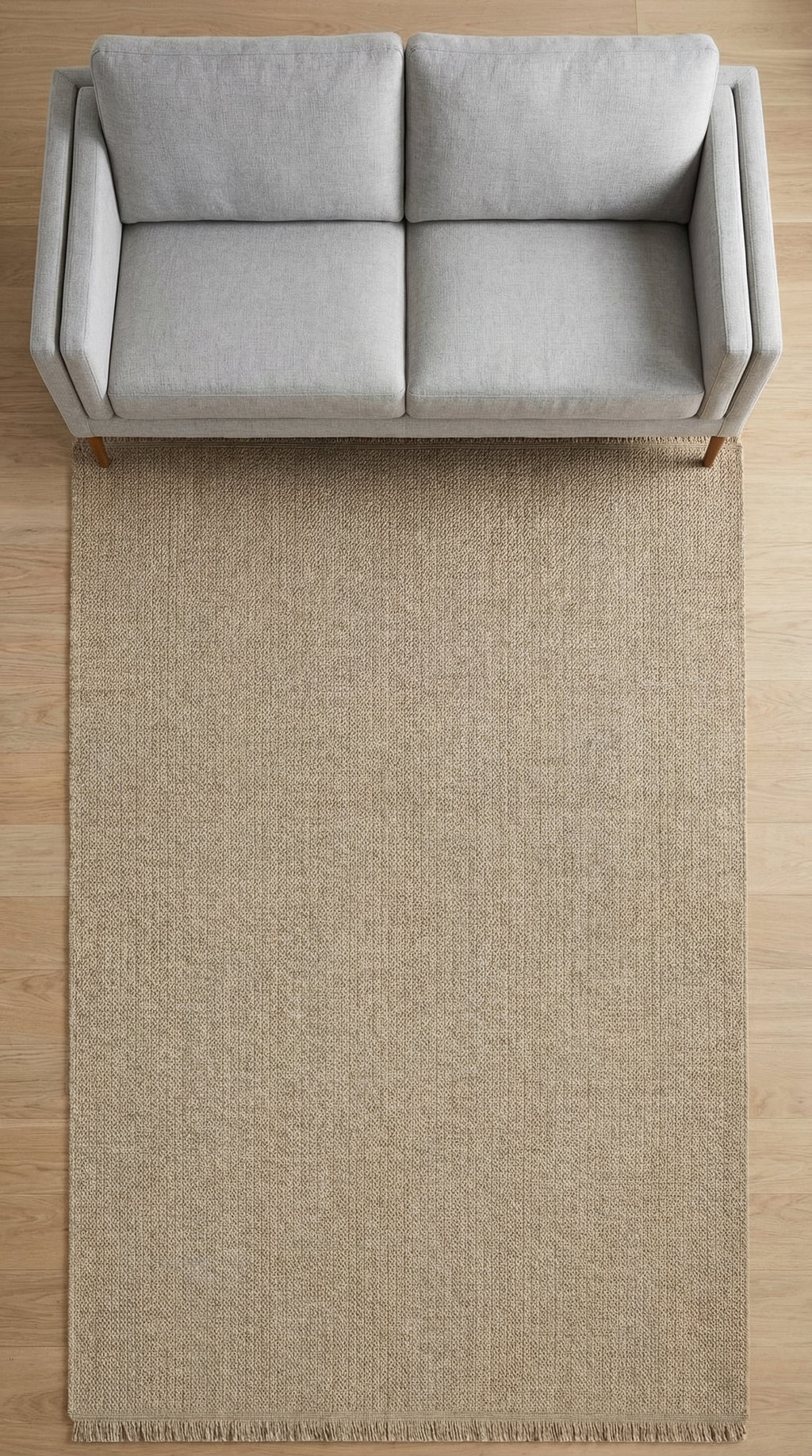 Zev Keten: 400 cm Genişliğe Kadar Özel Kesim Jüt Görünümlü Halı Özel Ölçü ✂