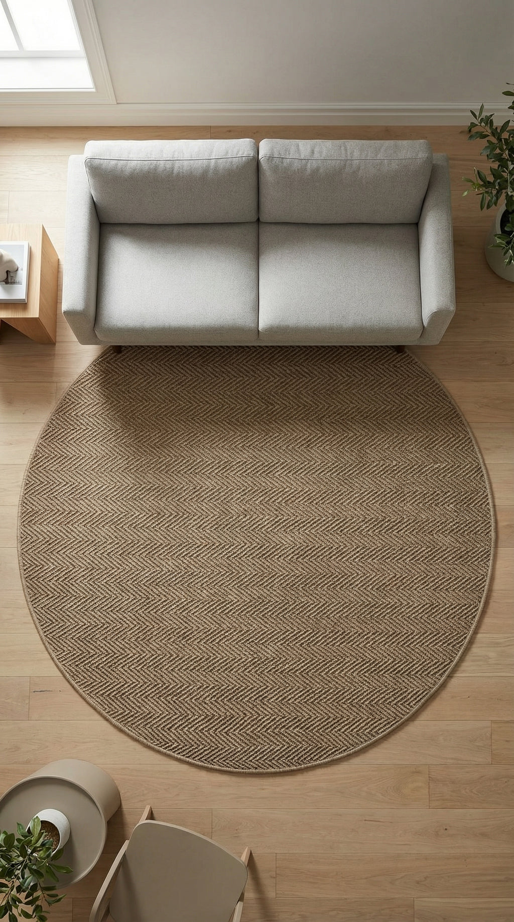 Zev Keten: Profesyonel Mekanlar İçin 4 Metre Çapa Kadar Özel Kesim Daire HalıÖzel Ölçü ✂