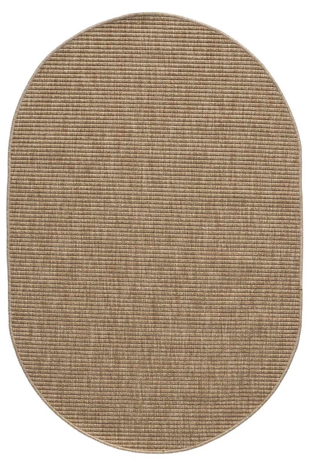 Zev Keten: Kişiye Özel Ölçüde  Oval Kesim Hasır Görünümlü Halı Özel Ölçü ✂