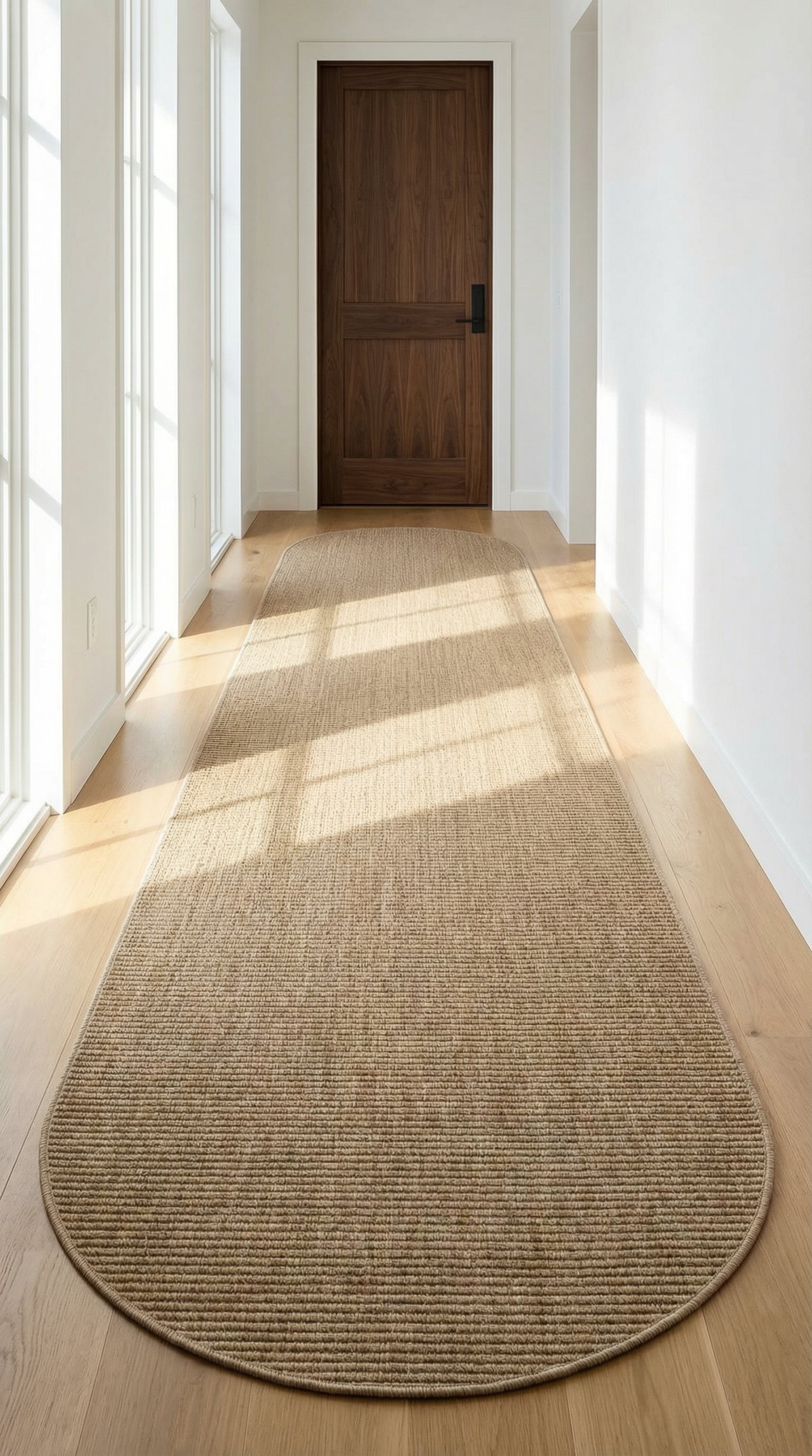 Zev Keten: Kişiye Özel Ölçüde  Oval Kesim Hasır Görünümlü Halı Özel Ölçü ✂