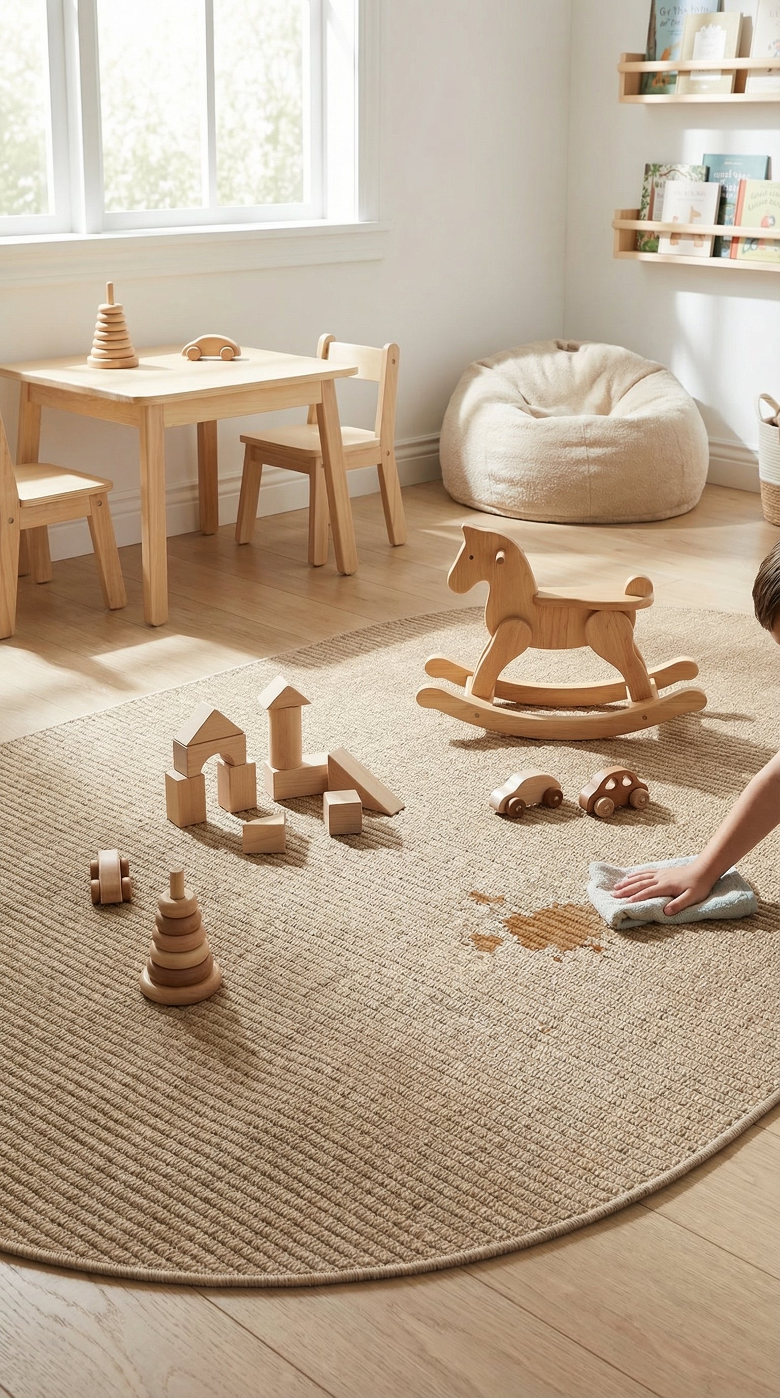 Zev Keten: Kişiye Özel Ölçüde  Oval Kesim Hasır Görünümlü Halı Özel Ölçü ✂