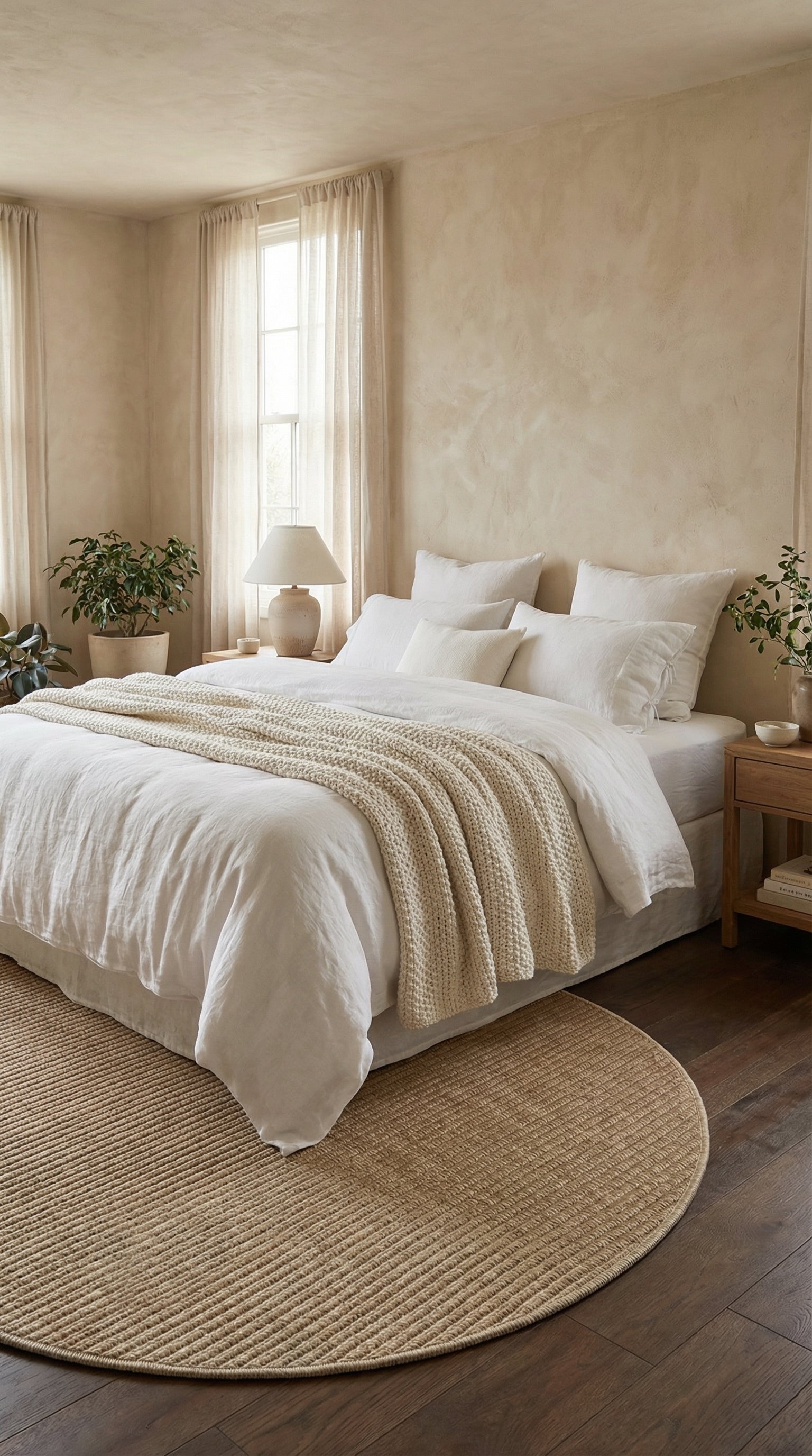 Zev Keten: Kişiye Özel Ölçüde  Oval Kesim Hasır Görünümlü Halı Özel Ölçü ✂