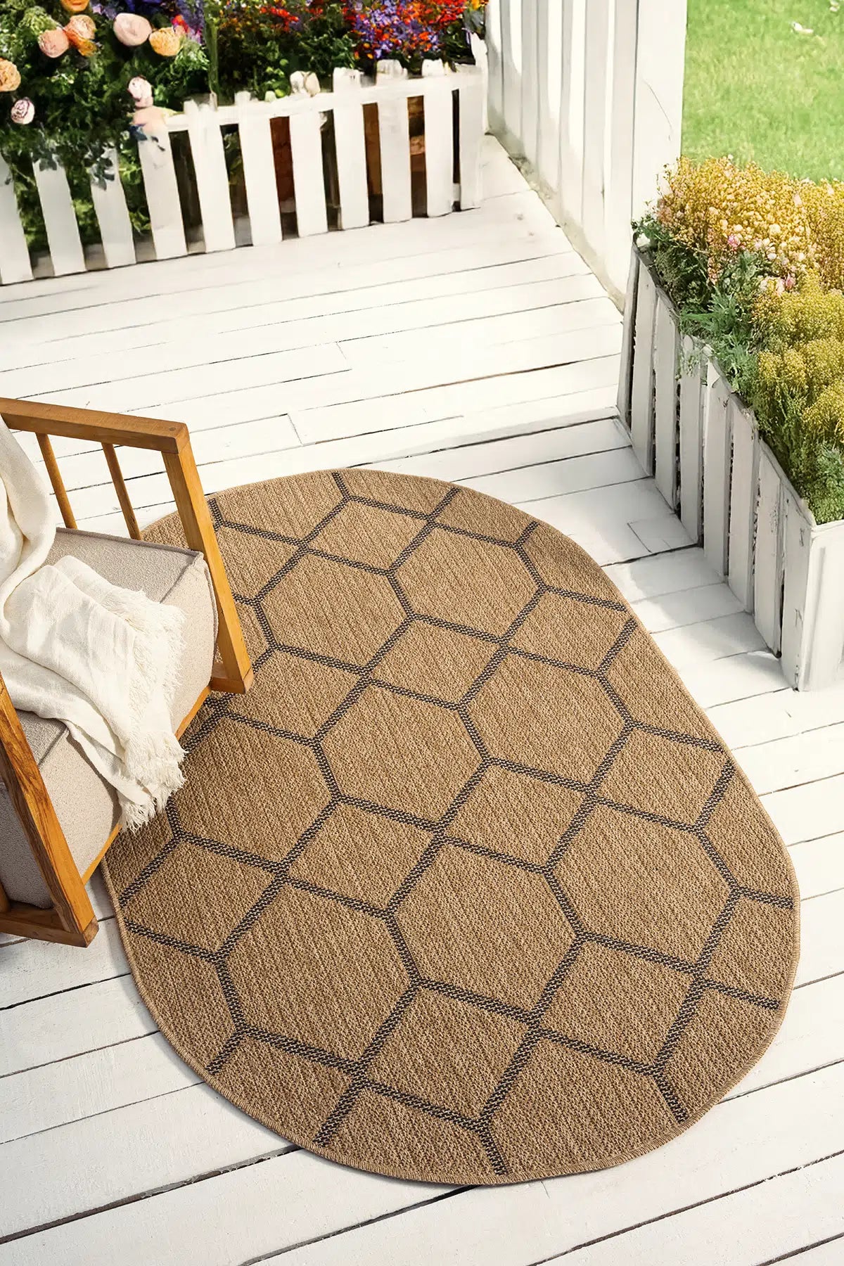 Zev Keten: Oval Yolluk: Antre , Koridor ve Balkonlar İçin En Pratik ve Estetik Çözüm Özel Ölçü ✂