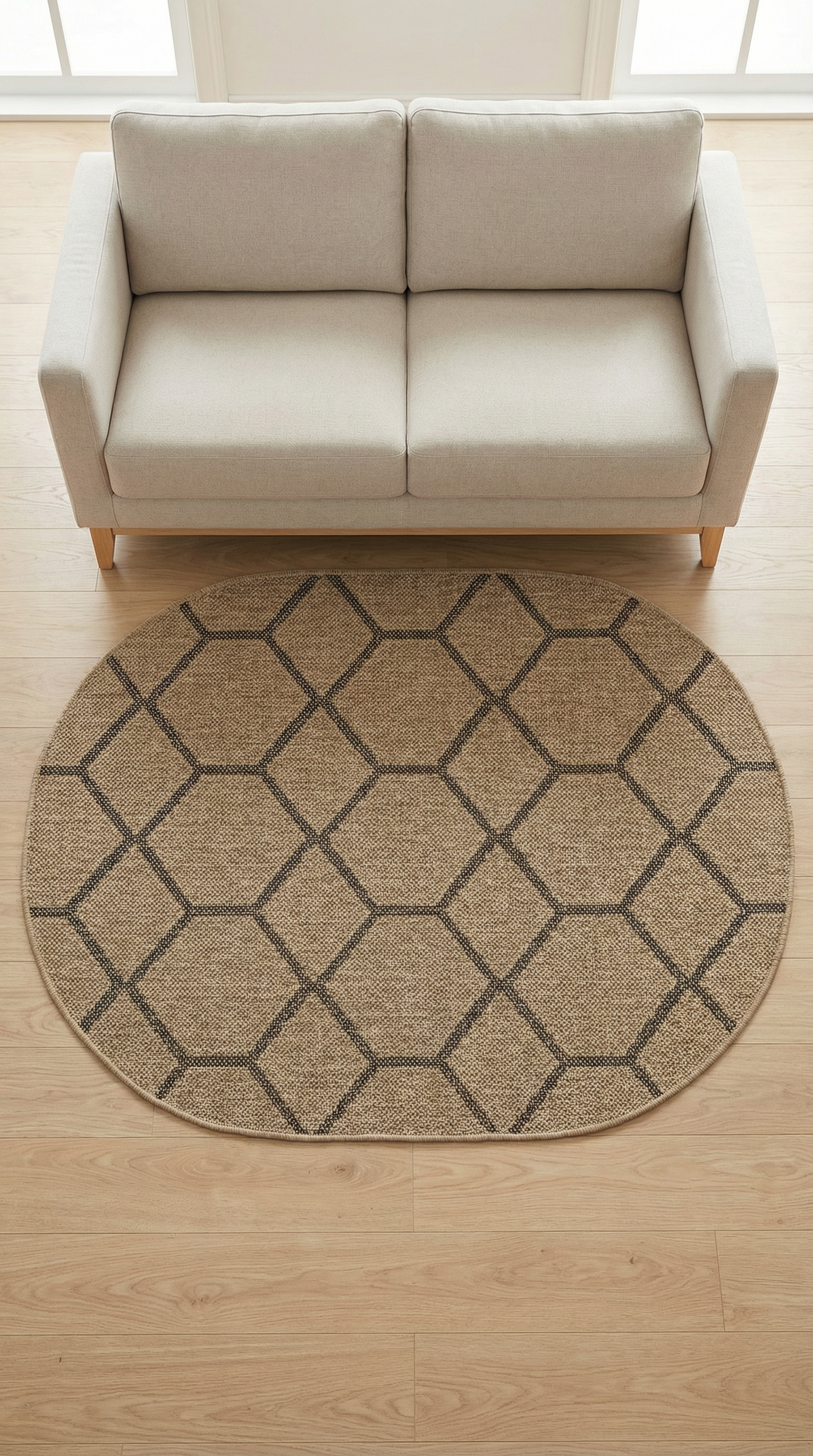 Zev Keten: Oval Yolluk: Antre , Koridor ve Balkonlar İçin En Pratik ve Estetik Çözüm Özel Ölçü ✂