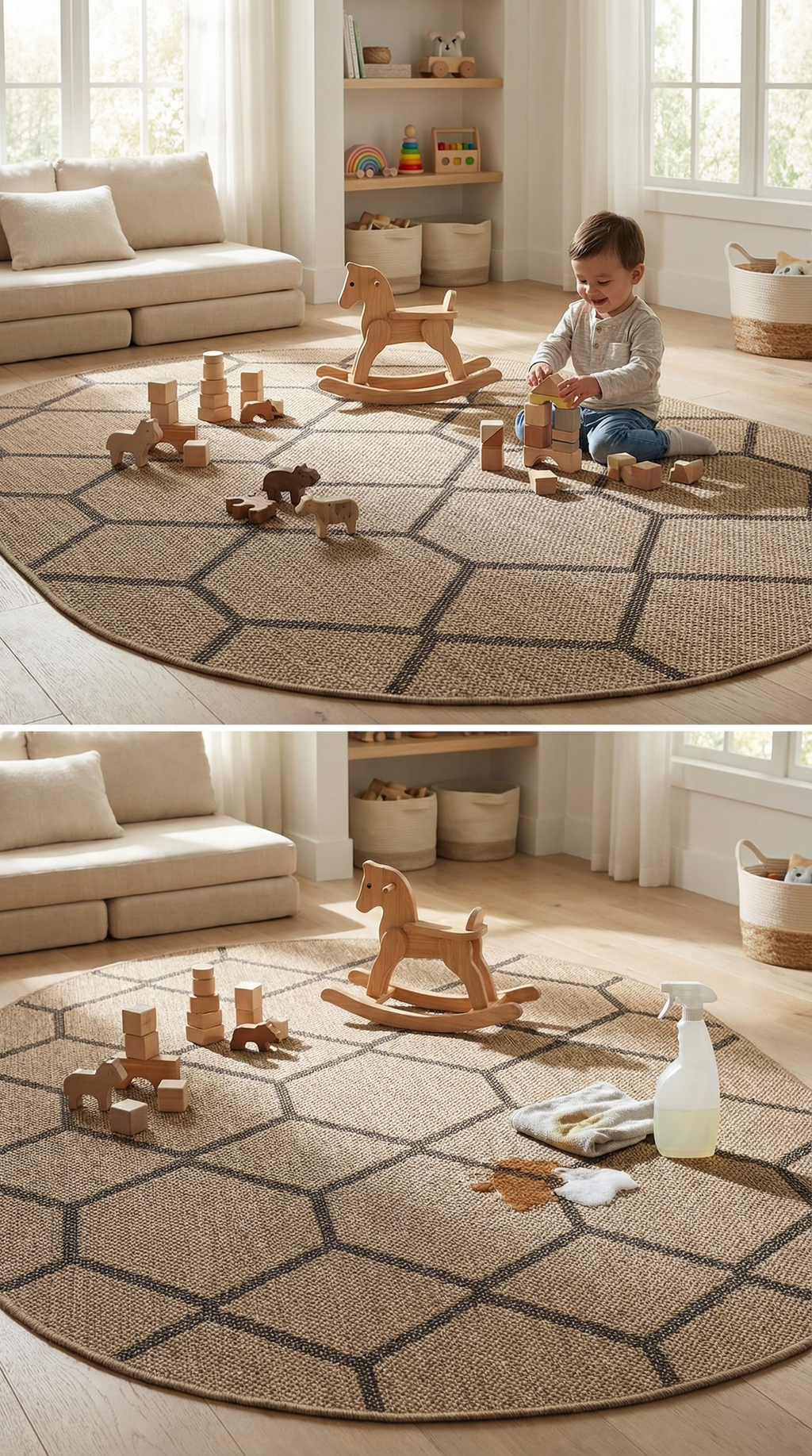 Zev Keten: Oval Yolluk: Antre , Koridor ve Balkonlar İçin En Pratik ve Estetik Çözüm Özel Ölçü ✂