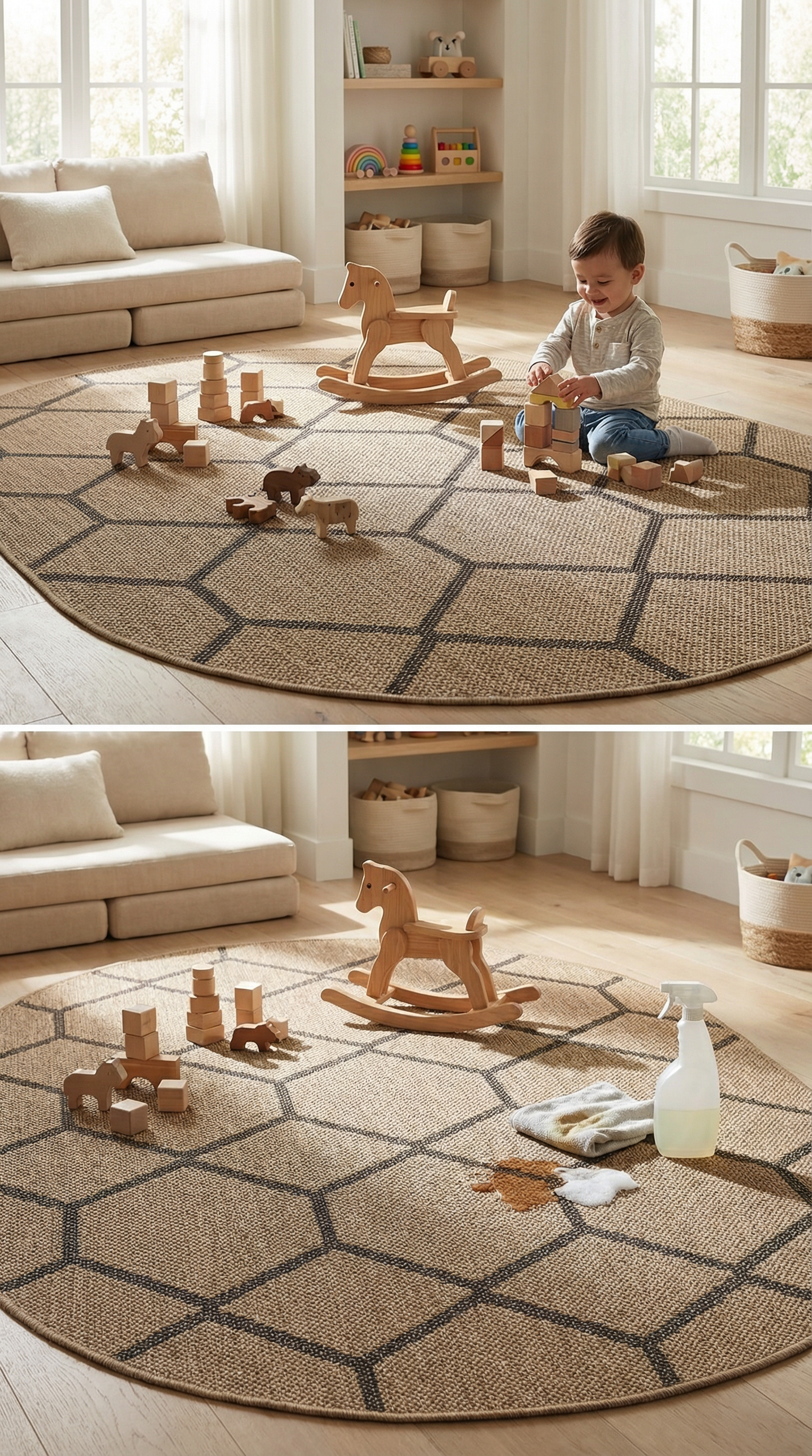 Zev Keten: Oval Yolluk: Antre , Koridor ve Balkonlar İçin En Pratik ve Estetik Çözüm Özel Ölçü ✂