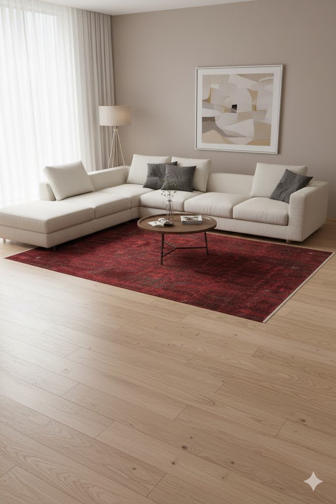 Zev Halı Asır Bordo Afgan Tarzı  Halı AS2