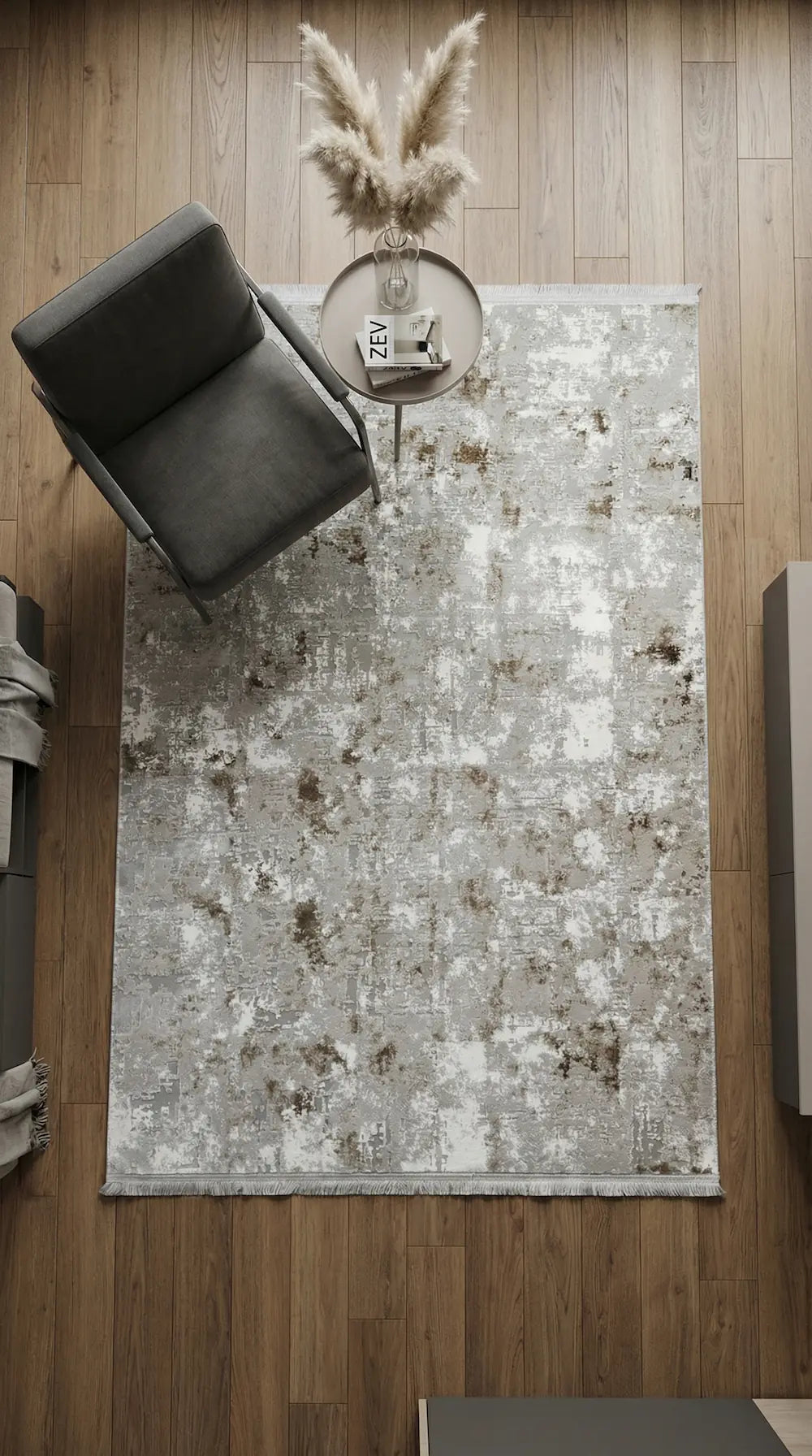 سجادة غرفة معيشة من الأكريليك المحبوك بإطار، من سلسلة زيف دارك، باللون الأسود الزمردي والأصفر الخردلي - خصم 60% في منفذ البيع st022 160x230