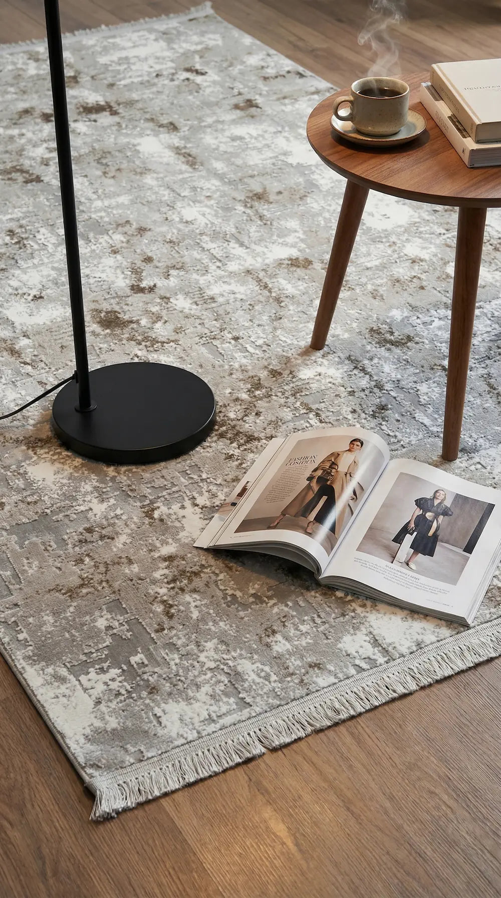 سجادة غرفة معيشة من الأكريليك المحبوك بإطار، من سلسلة زيف دارك، باللون الأسود الزمردي والأصفر الخردلي - خصم 60% في منفذ البيع st022 160x230