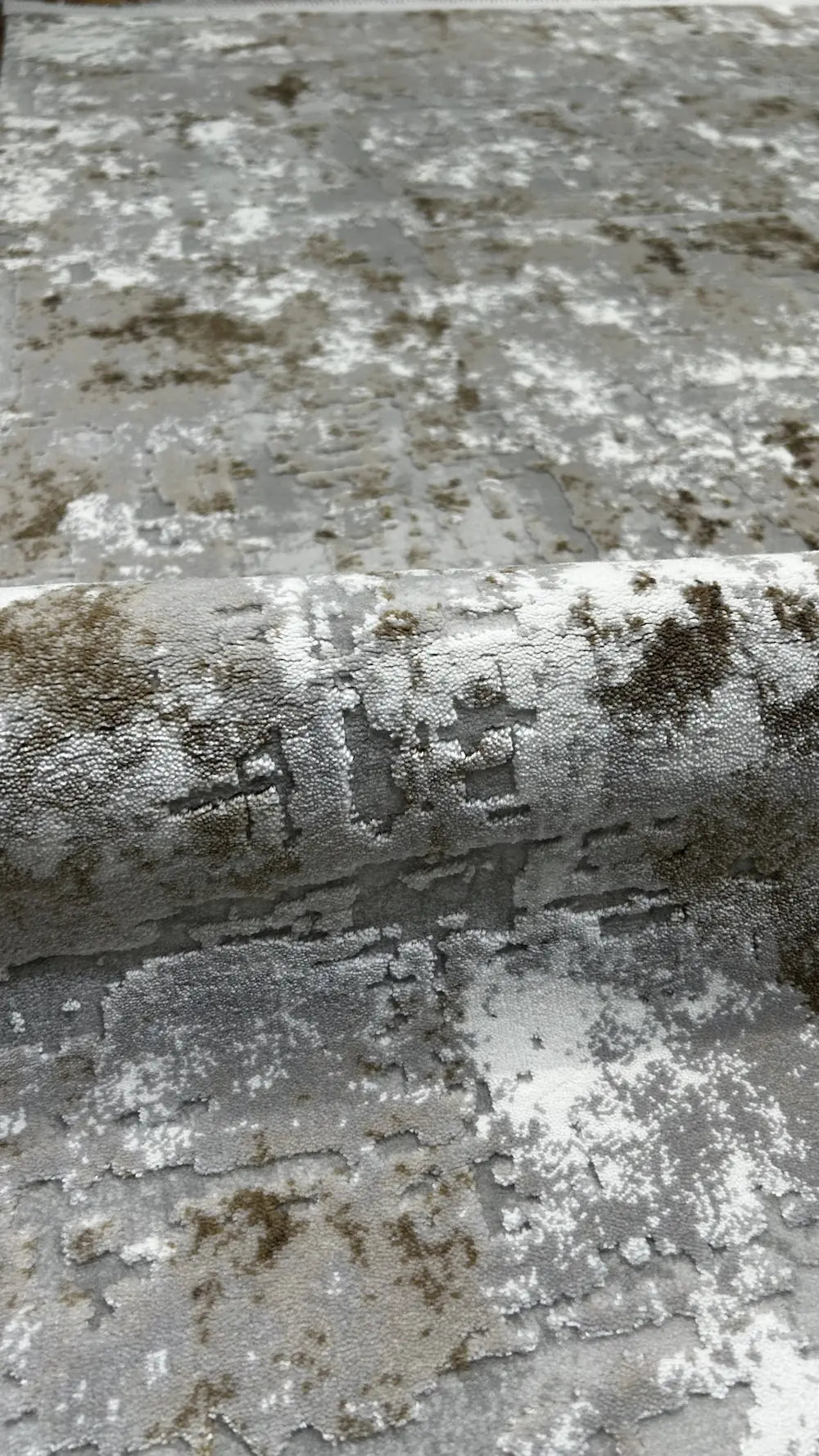 سجادة غرفة معيشة من الأكريليك المحبوك بإطار، من سلسلة زيف دارك، باللون الأسود الزمردي والأصفر الخردلي - خصم 60% في منفذ البيع st022 160x230