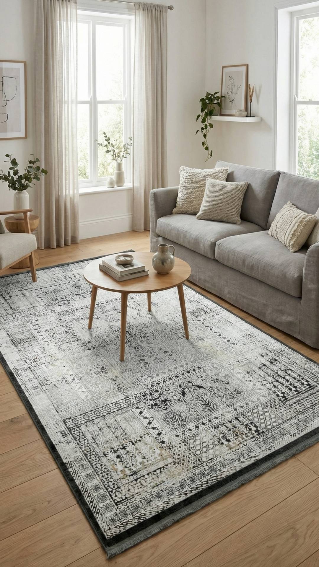 Zev Halı Dark Serisi Zümrüt Siyahı Sarı Etnik Damask Triko Akrilik Salon Yatak Odası Halısı- %60 Fırsat Outlet st023 160x230 | Modern Halı | Zev Halı