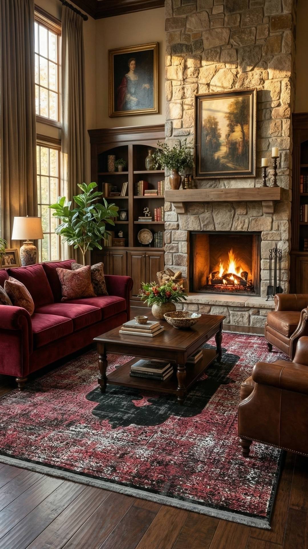 سجادة زيف دارك سيريز: سجادة أكريليك بنقشة مركزية باللون الأسود الزمردي - خصم 60% على سجادة غرفة المعيشة والمطبخ st018 مقاس 160x230