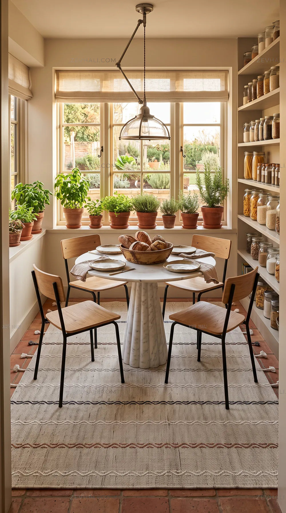Zev Halı Vincents Colors Açık Gri Dalgalı Çizgili Püsküllü Kilim VC09 160x200