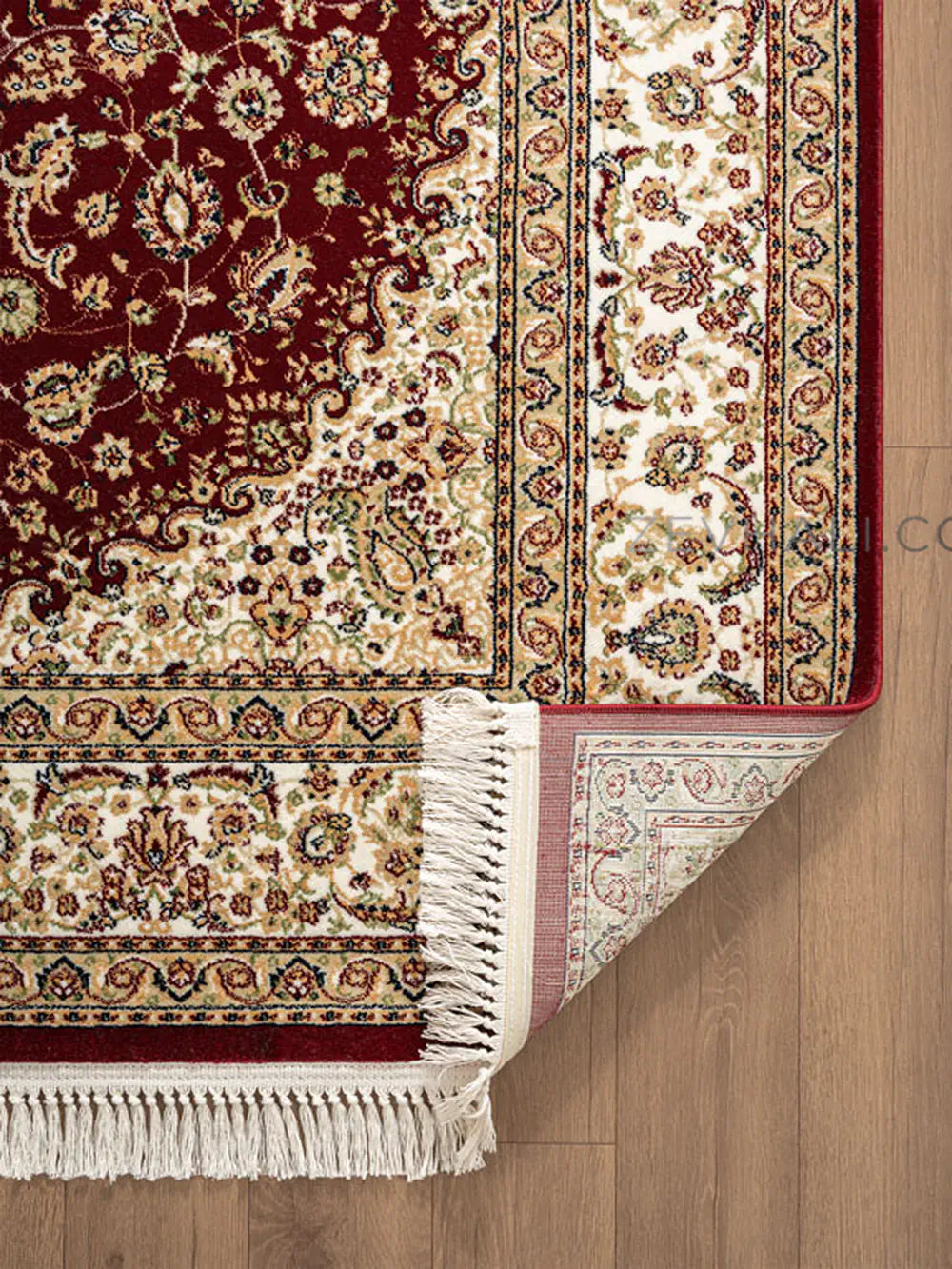 Zev Halı Asitane Bordo Klasik Sultani Pamuk Taban Tozumaz Halı AST01 | Klasik Halı | Zev Halı