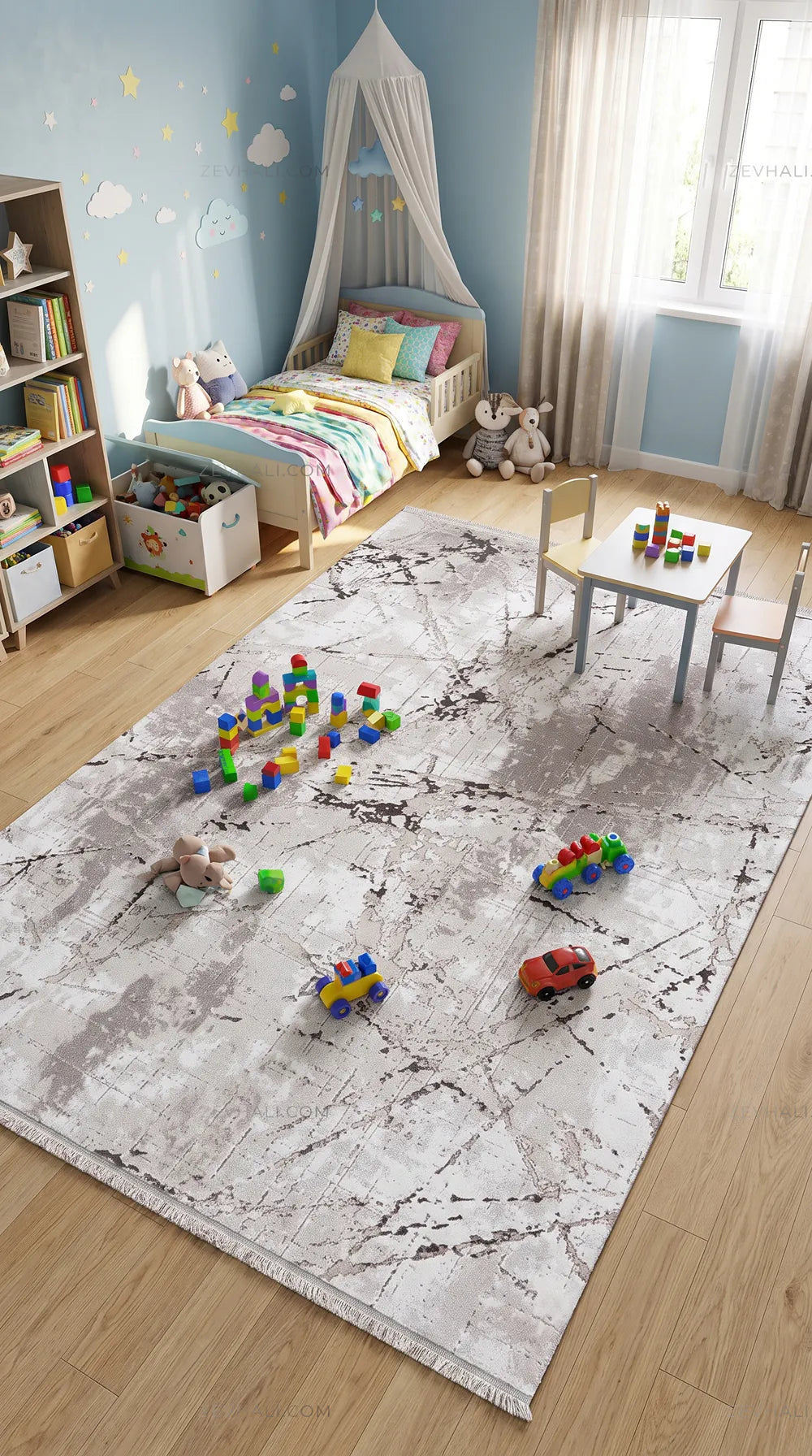 ZEV HALI NATURAL NT11 Beige Flecked Textured 400 cm Cut Acrylic Thick Rug