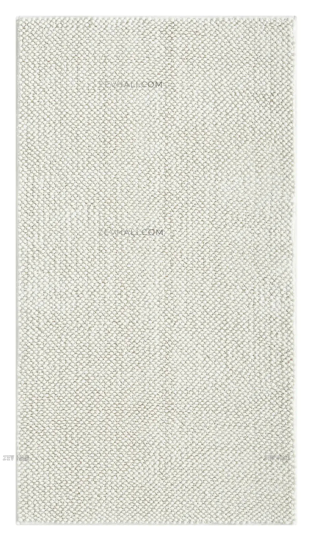 Zev Halı Kuak Krem Yıkanabilir Kaymaz Peluş KU01 Özel Ölçü | Banyo Halısı | Zev Halı