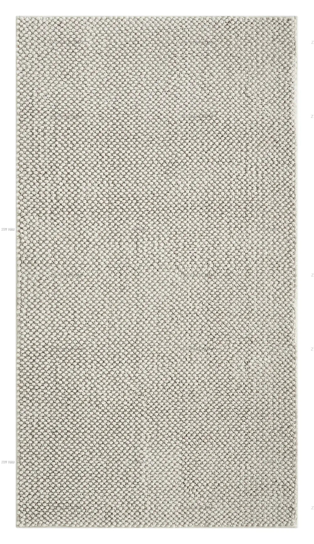 Zev Halı Kuak Taş Yıkanabilir Kaymaz Peluş Halı KU03 Özel Ölçü | Banyo Halısı | Zev Halı