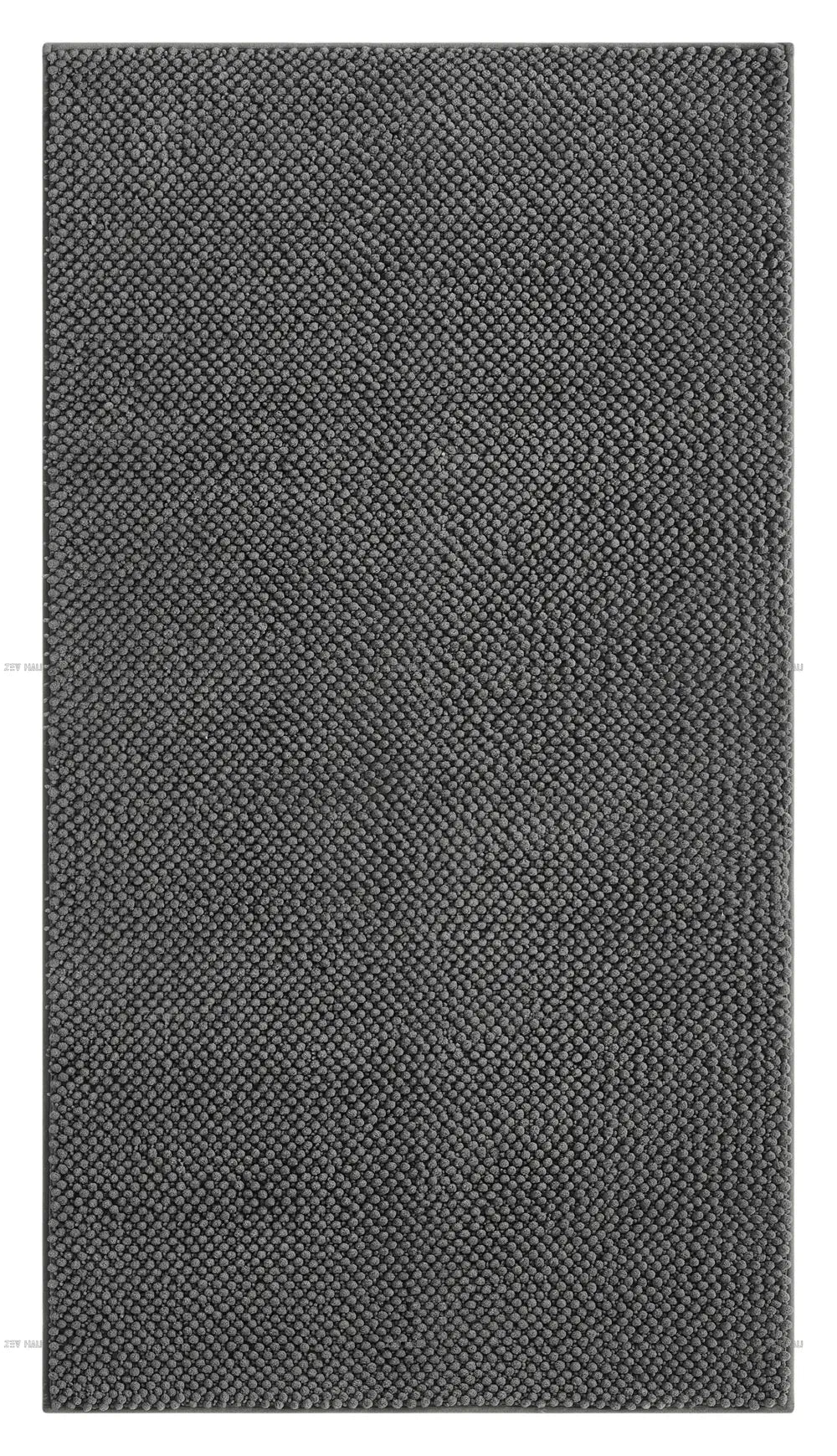 Zev Halı Kuak Antrasit Yıkanabilir Kaymaz Banyo Yolluk Halı KU06 Özel Ölçü | Banyo Halısı | Zev Halı