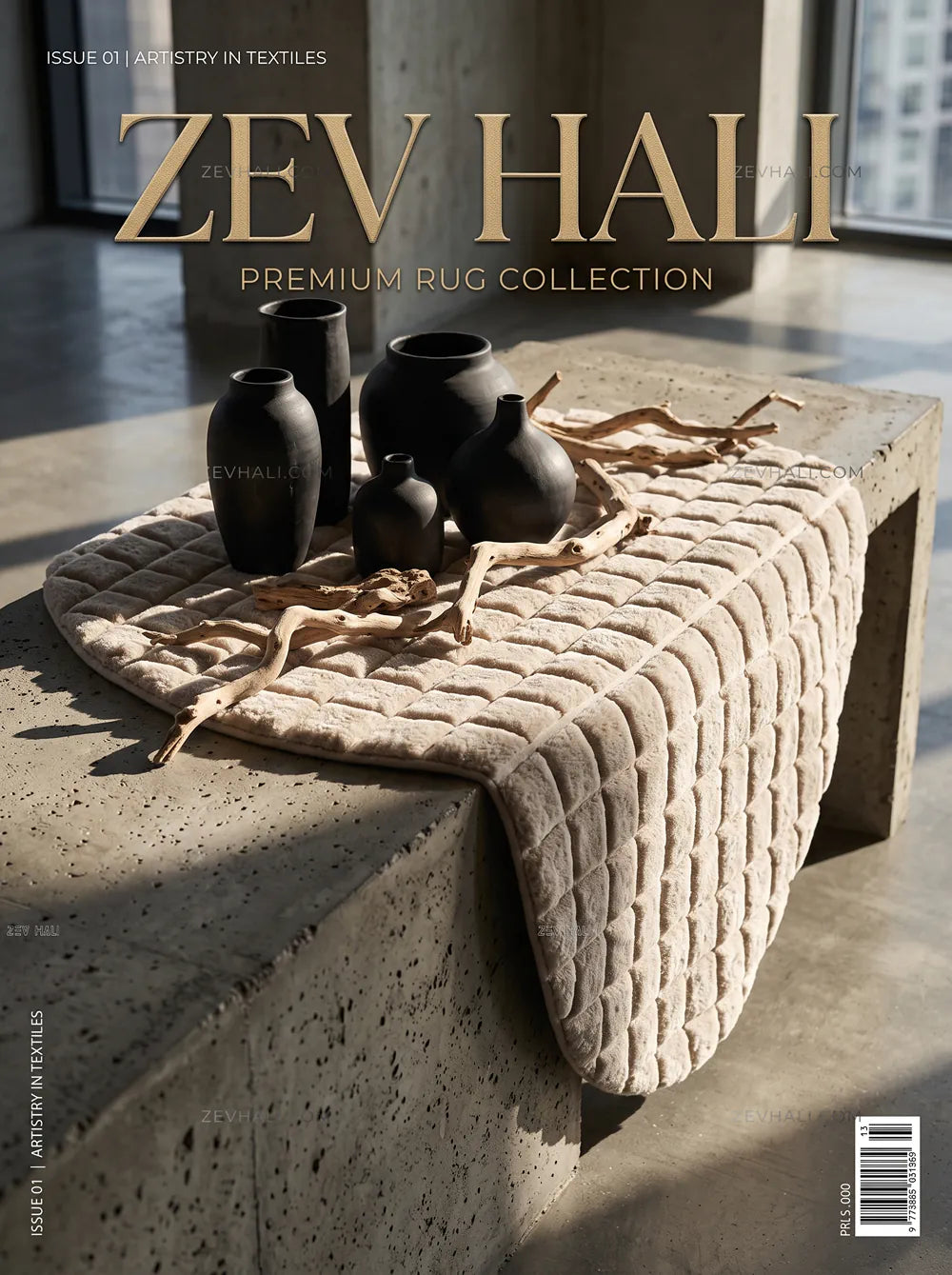 Zev Halı Nerm Bej Oval 3 Boyutlu Dokuma Makinede Yıkanabilir Modern Peluş Halı NR18