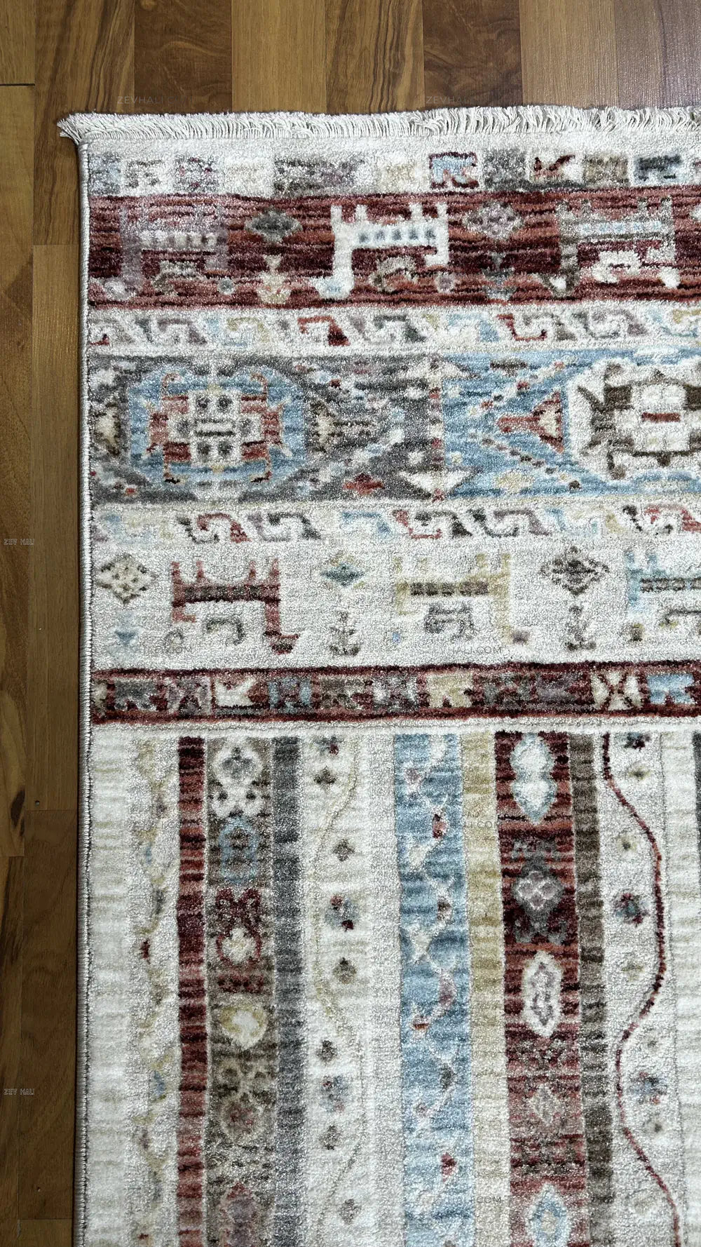 Zev Halı Nostalji Kırmızı Vintage Etnik Halı No:1 | Vintage Halılar | Zev Halı