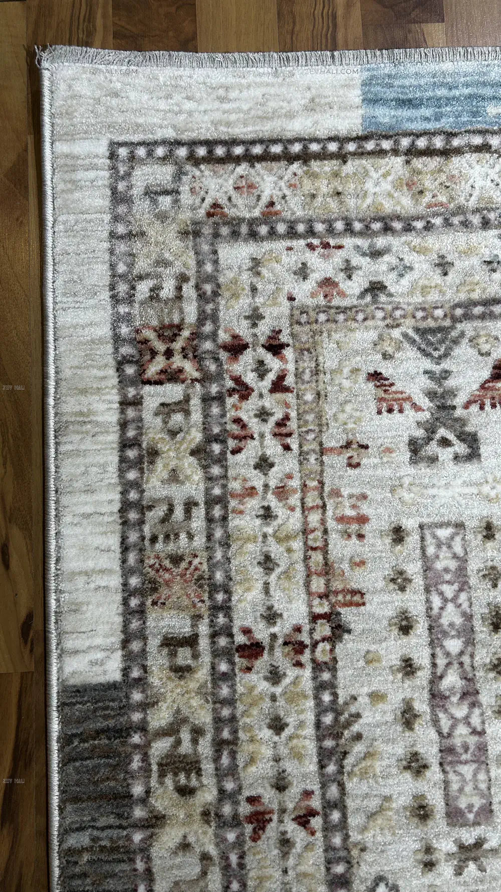 Zev Halı Nostalji Bej Aydınlık Vintage Etnik Salon Halısı No:6 | Vintage Halılar | Zev Halı