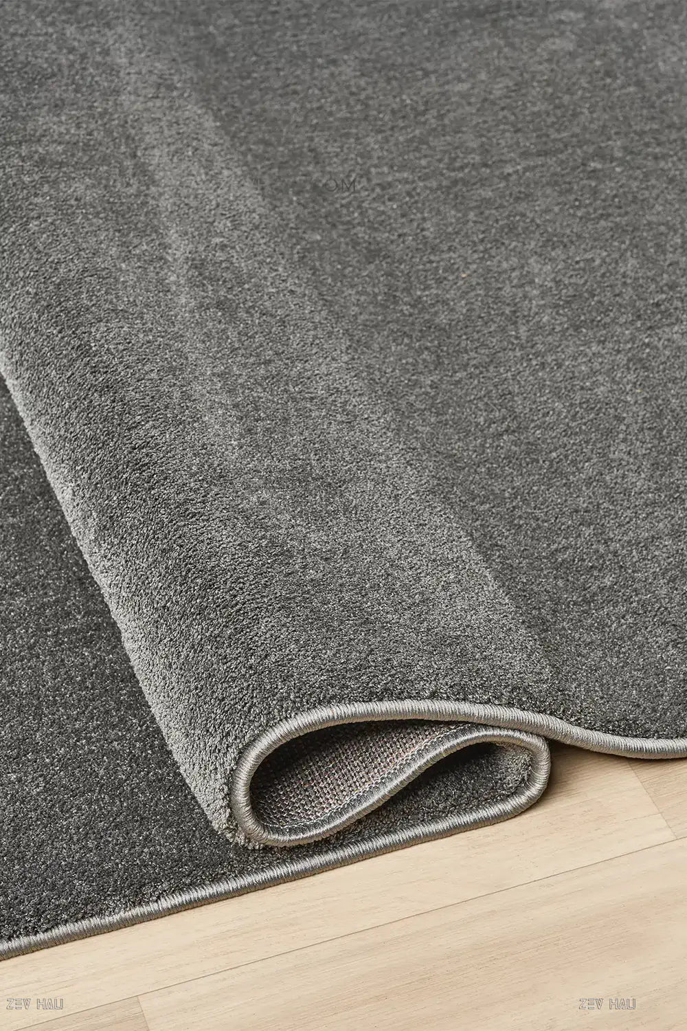 Zev Halı Pilosus Antrasit Shaggy Yumuşak Özel Ölçü Salon Halısı | Shaggy Halı | Zev Halı