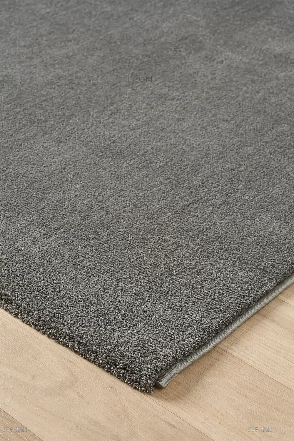 Zev Halı Pilosus Antrasit Shaggy Yumuşak Özel Ölçü Salon Halısı | Shaggy Halı | Zev Halı