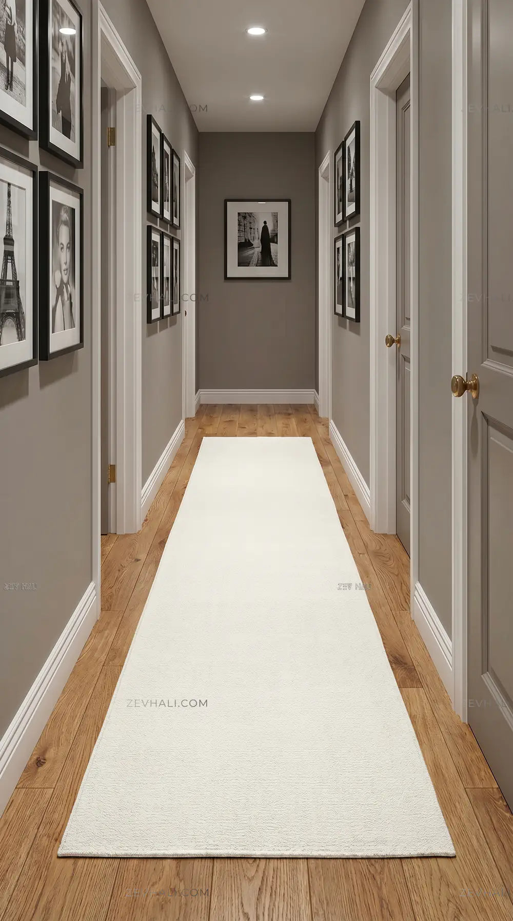 Zev Halı Pilosus Krem Sade Dokuma Taban Duvardan Duvara Shaggy Halı | Shaggy Halı | Zev Halı