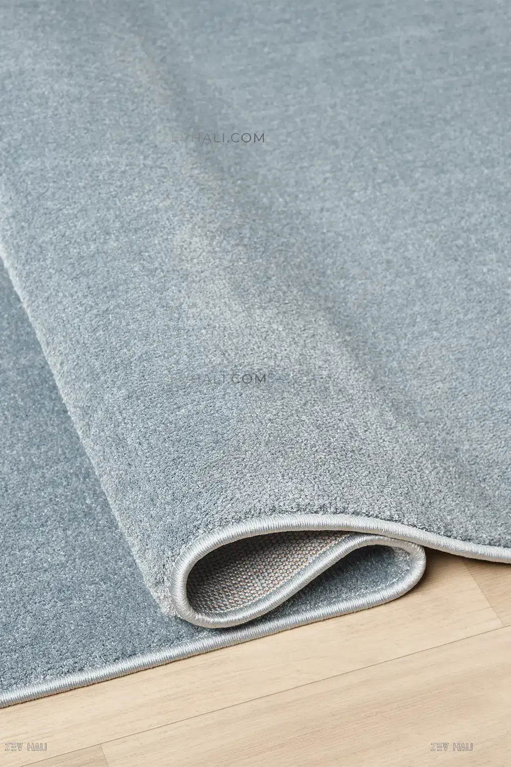 Zev Halı Pilosus Mavi Yumuşak Dokuma Taban Sade Shaggy Halı | Shaggy Halı | Zev Halı