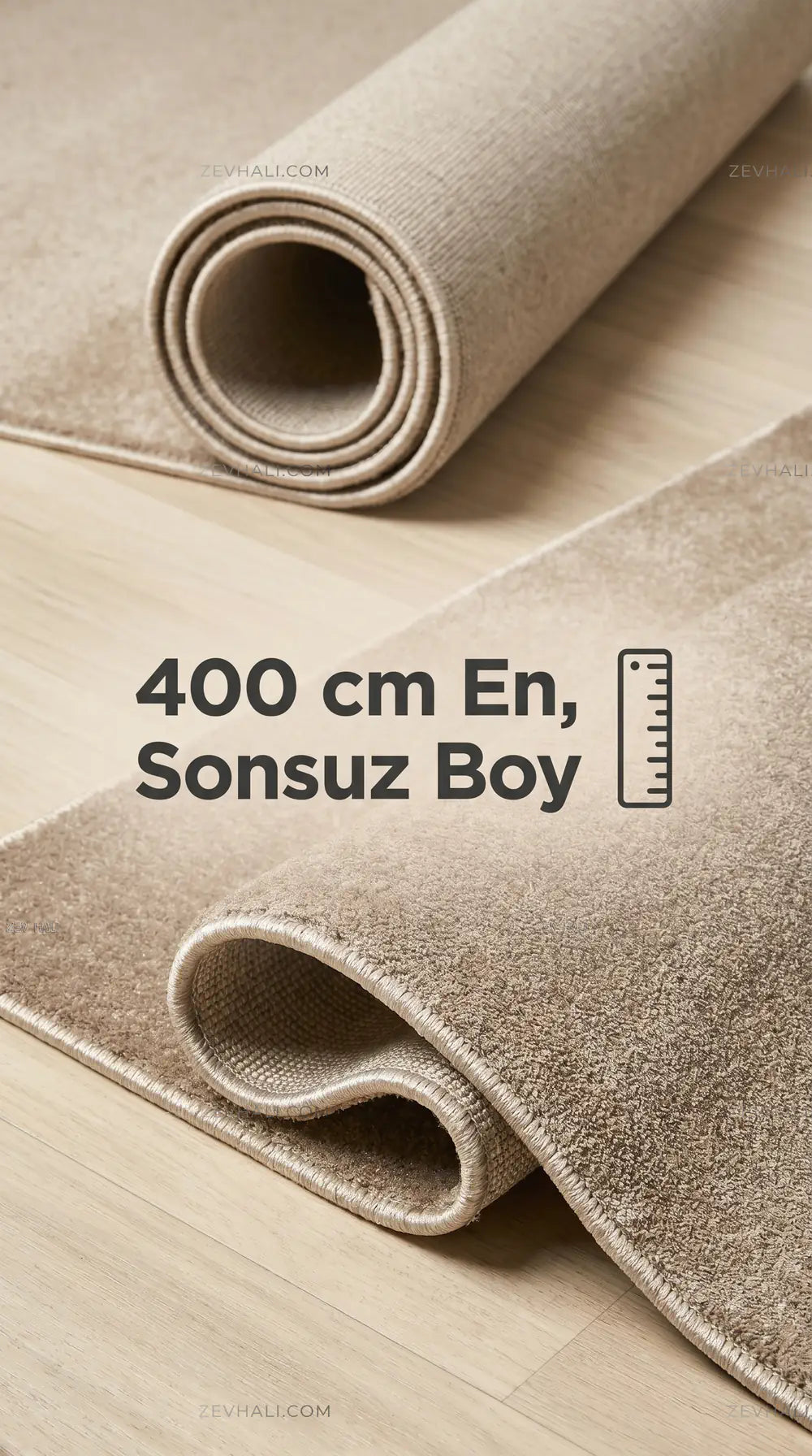 Zev Halı Pilosus Vizon Dokuma Taban Shaggy Yumuşak Özel Ölçü Halı | Shaggy Halı | Zev Halı