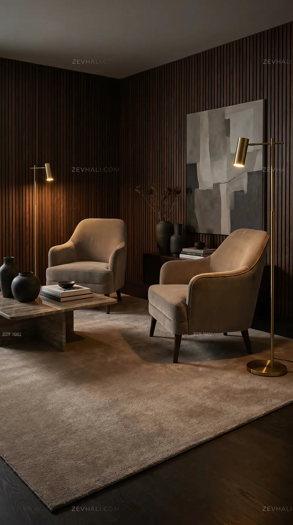 Zev Halı Pilosus Vizon Dokuma Taban Shaggy Yumuşak Özel Ölçü Halı | Shaggy Halı | Zev Halı