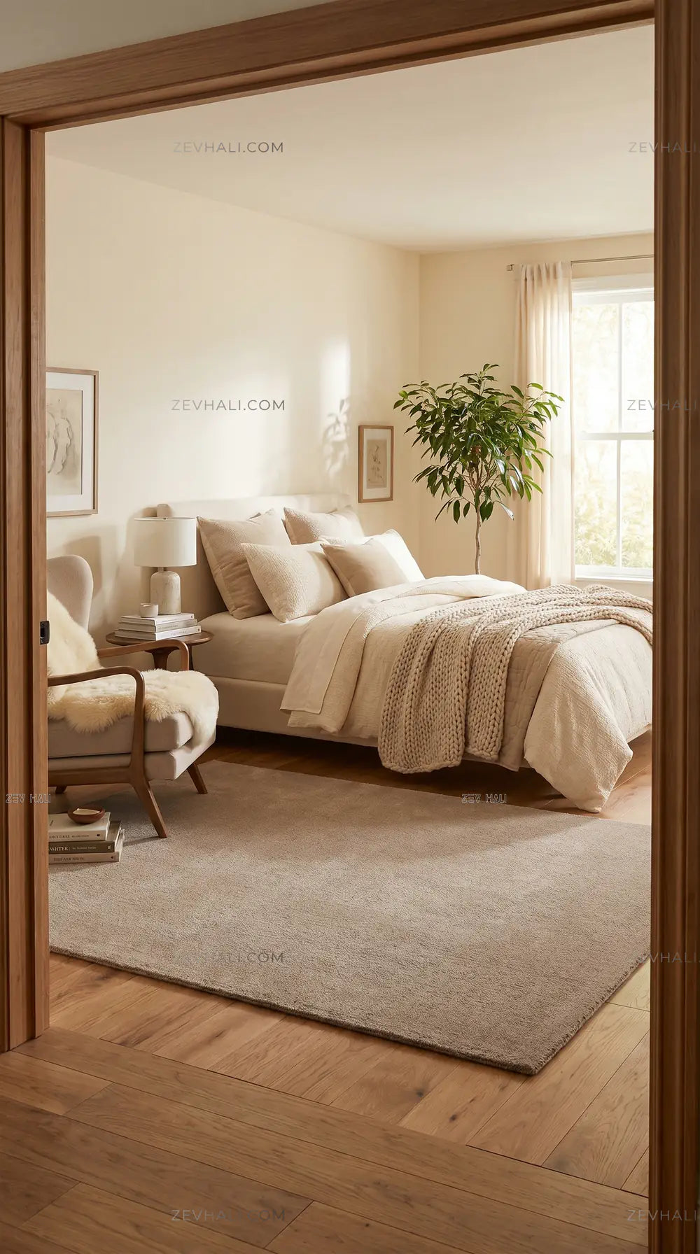 Zev Halı Pilosus Vizon Dokuma Taban Shaggy Yumuşak Özel Ölçü Halı | Shaggy Halı | Zev Halı