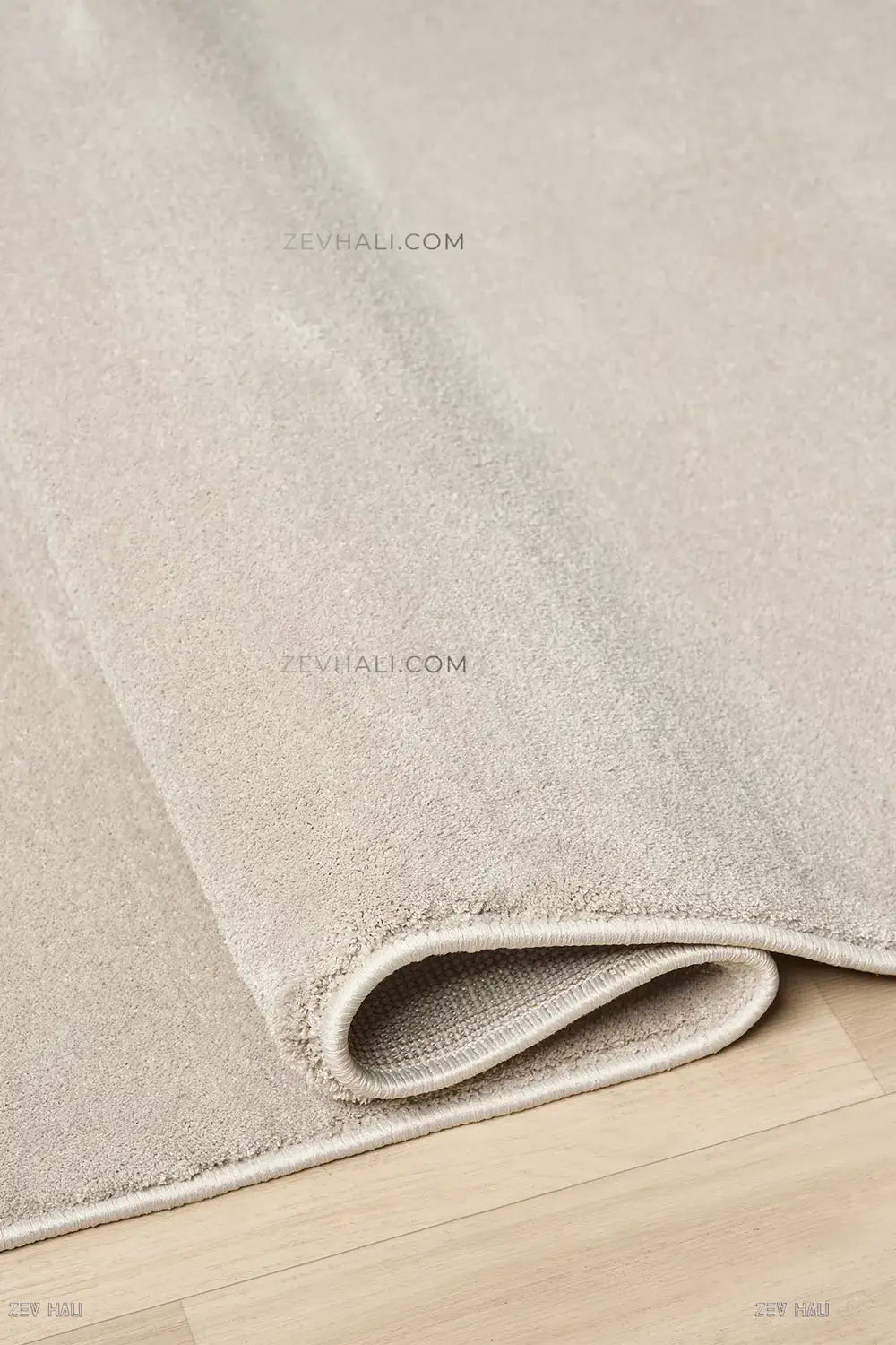 Zev Halı Pilosus Taş Rengi Oval Shaggy Özel Ölçü Dokuma Taban Halı